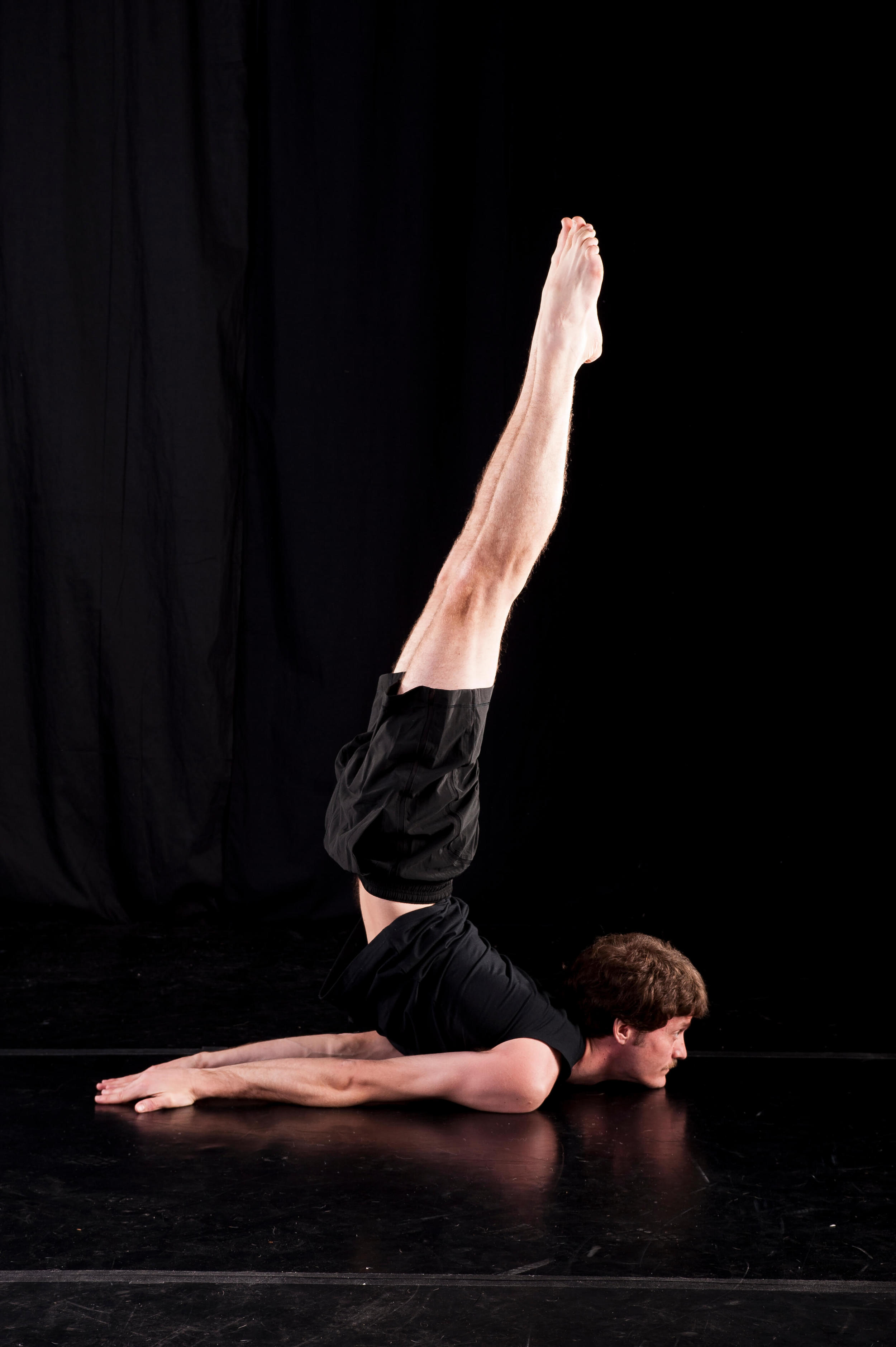 A yoga pose that wants massage therapy after