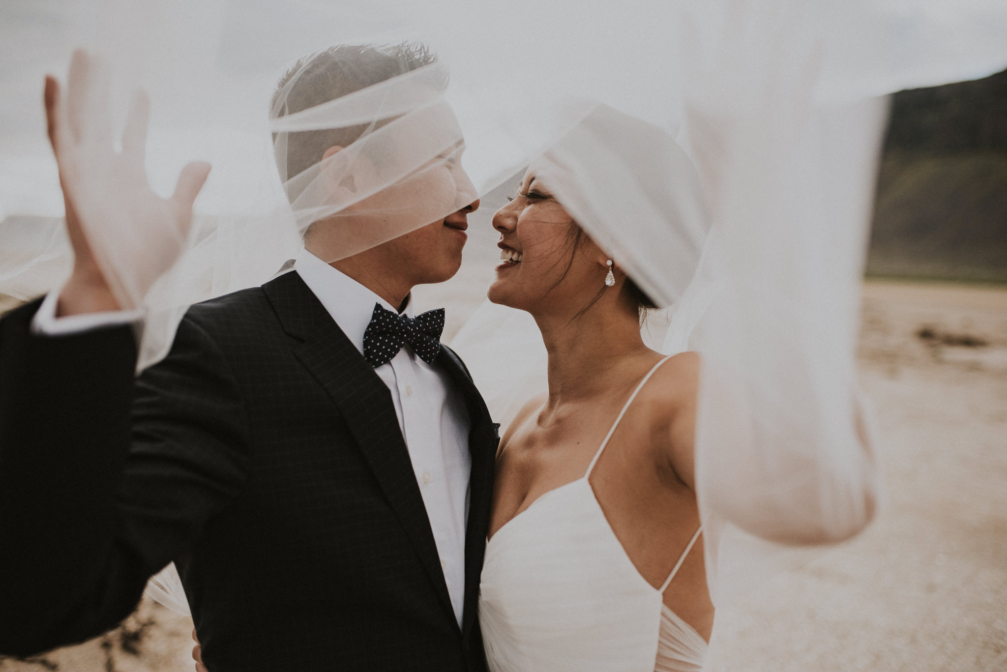 An Iceland Red Sand Beach Elopement