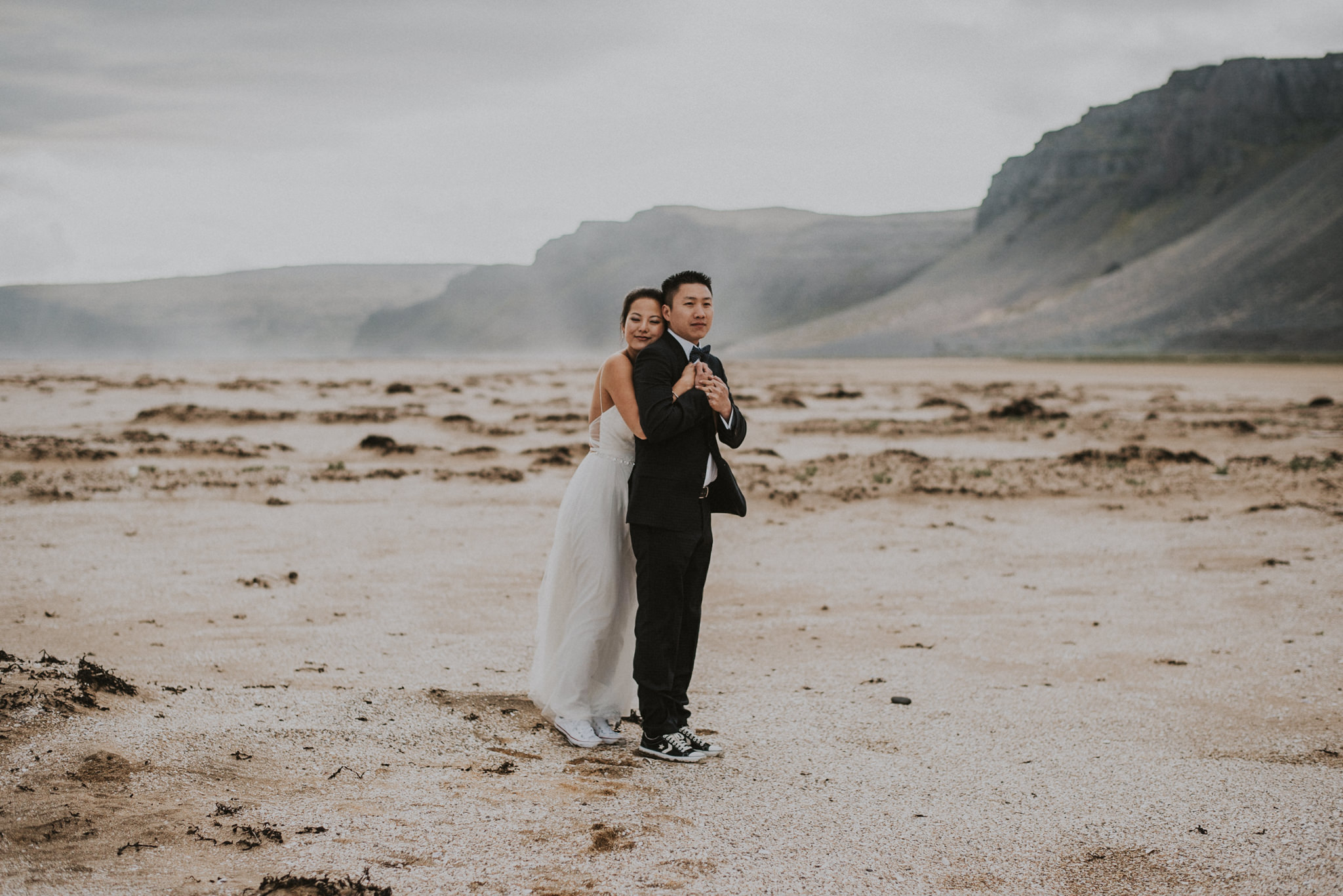 An Iceland Red Sand Beach Elopement