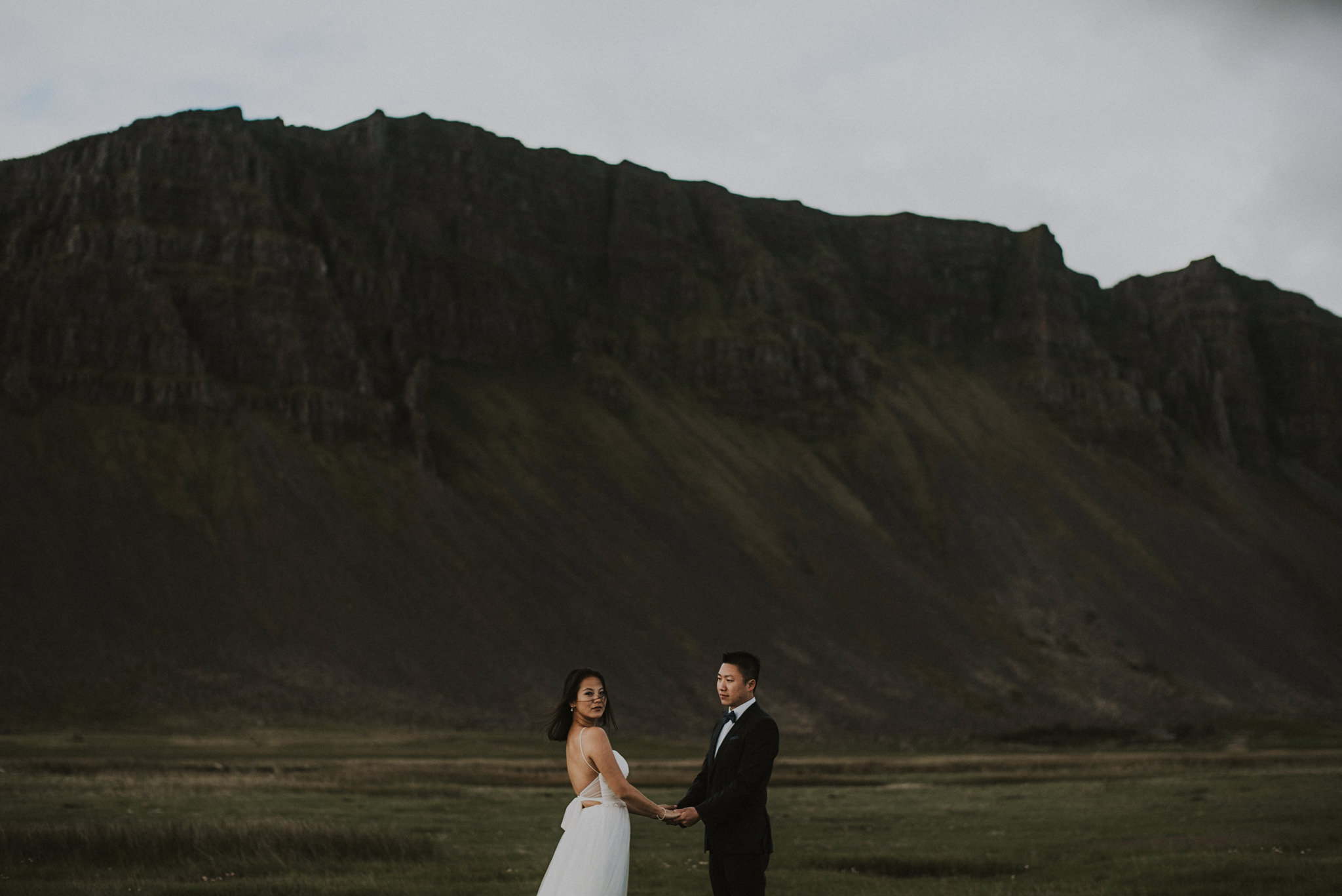 An Iceland Red Sand Beach Elopement