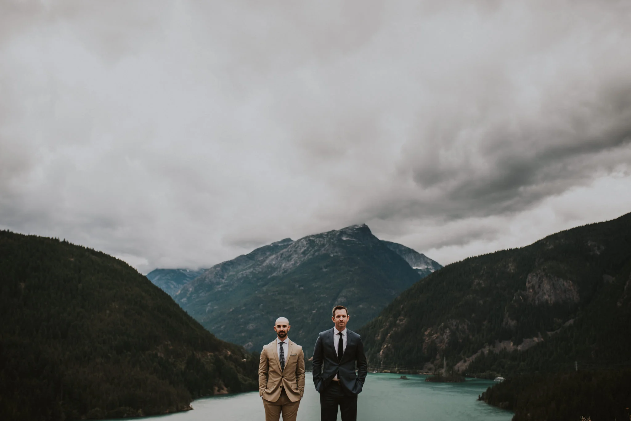 Diablo Lake Same Sex Elopement