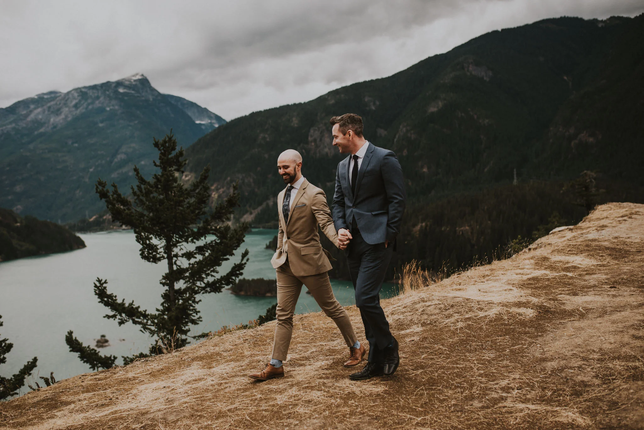 Diablo Lake Same Sex Elopement
