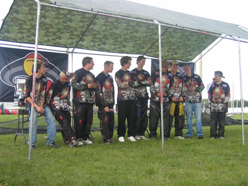 Shane and Keith with their CKA Paintball team.