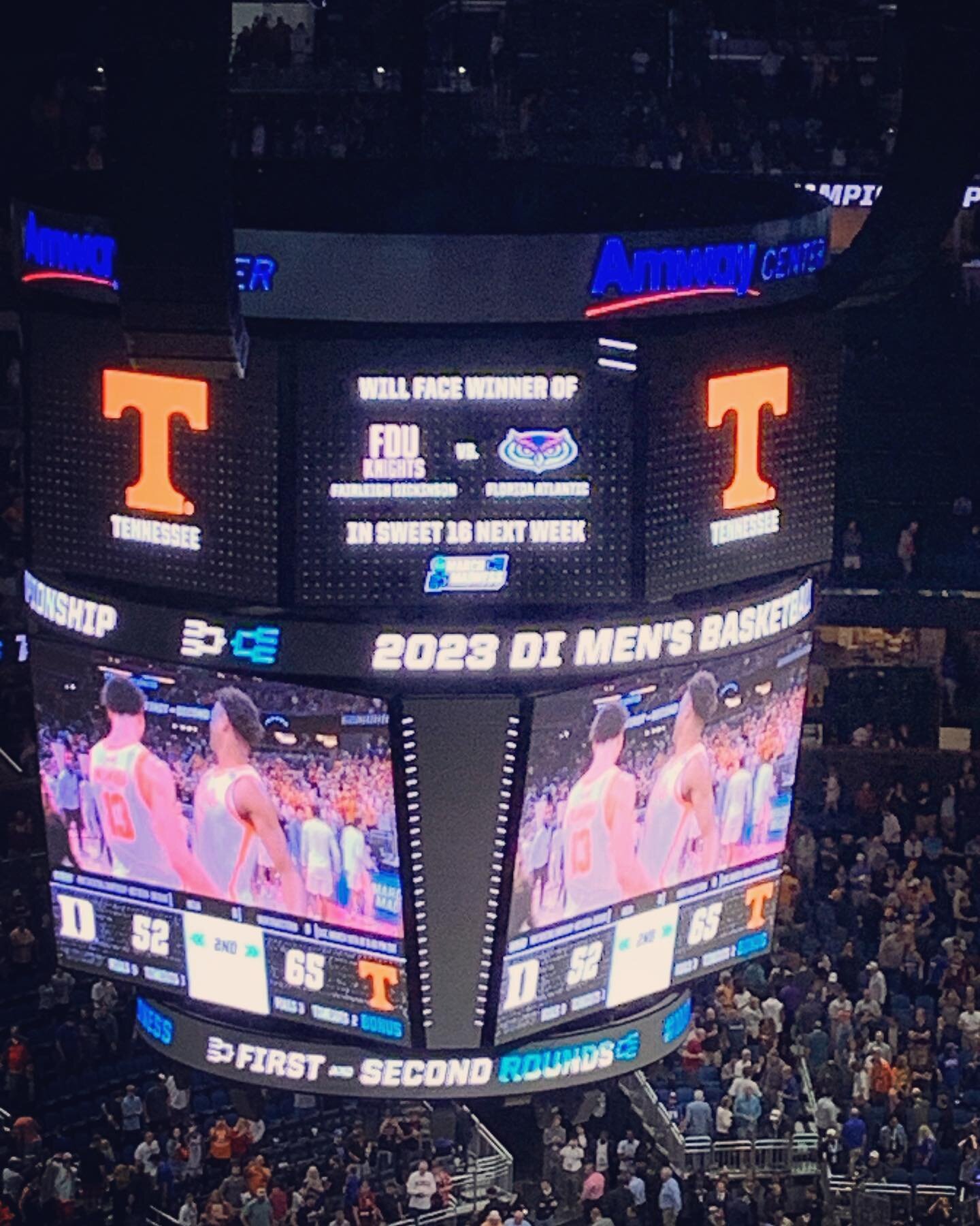 And it&rsquo;s over!!! #Tennessee with the Win!!! #MarchMadness 2nd round #Orlando