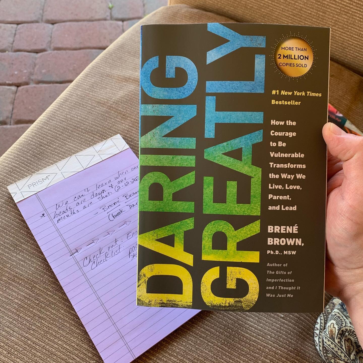 I recently finished the book Daring Greatly by Bren&eacute; Brown. It was a gift from my good friend @cesardavilairizarry . And let me tell you, what a gift! This book has taken me to places I never thought I could reach in life. 
Thank you, C&eacute