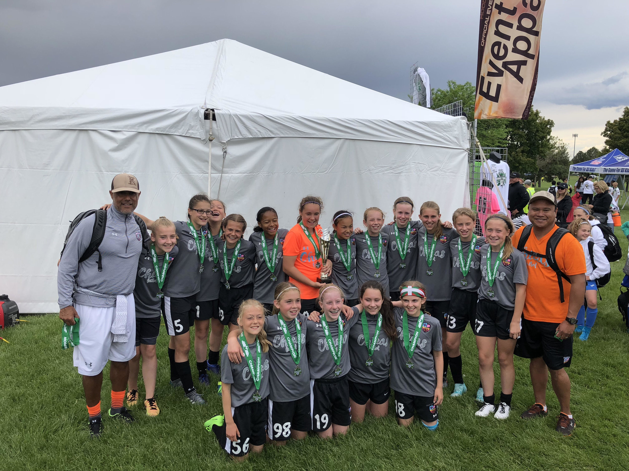 Indie Chicas 06 - U13 Champions (*played up an age group)