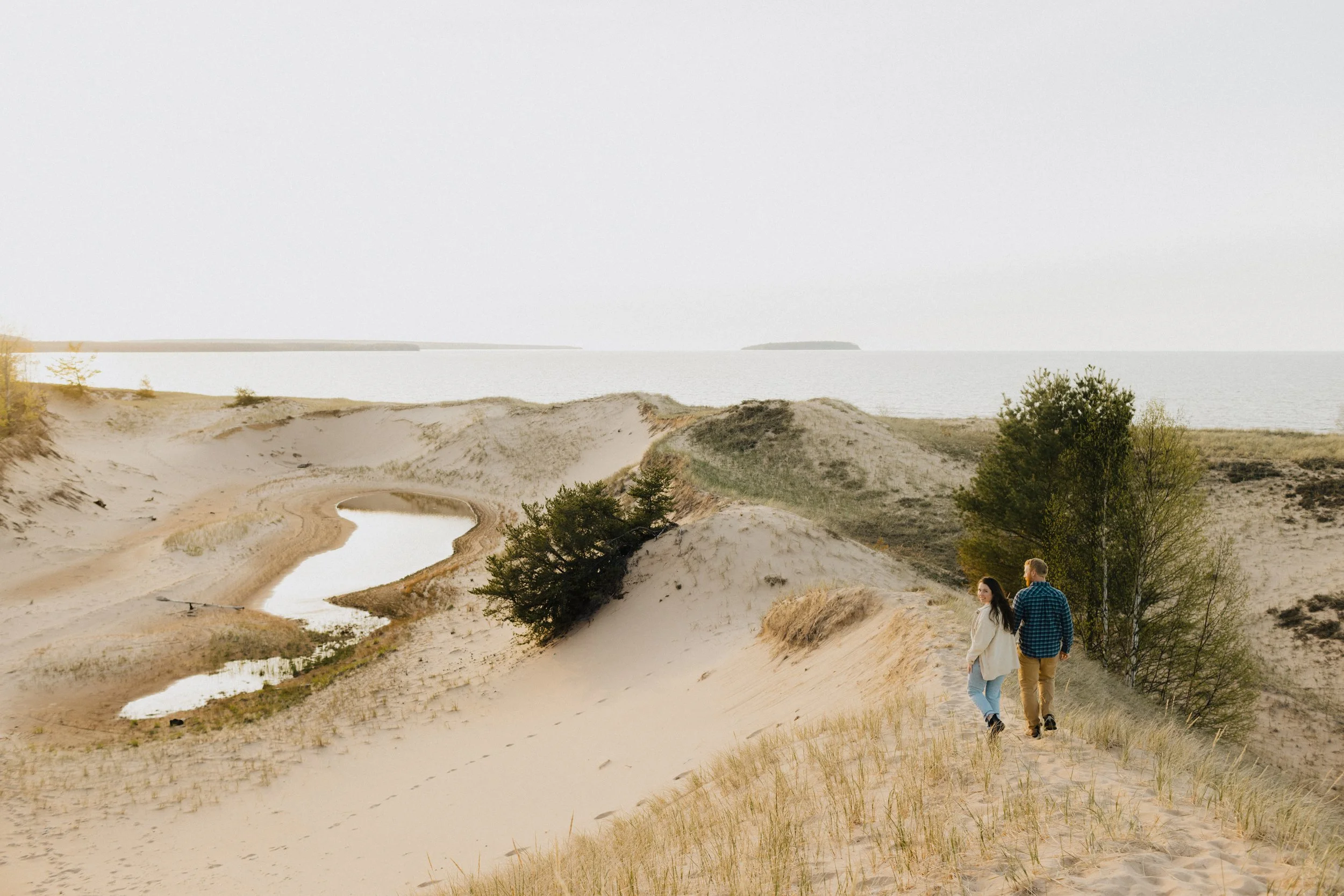Upper Peninsula Adventure Engagement // Emily &amp; Mitch