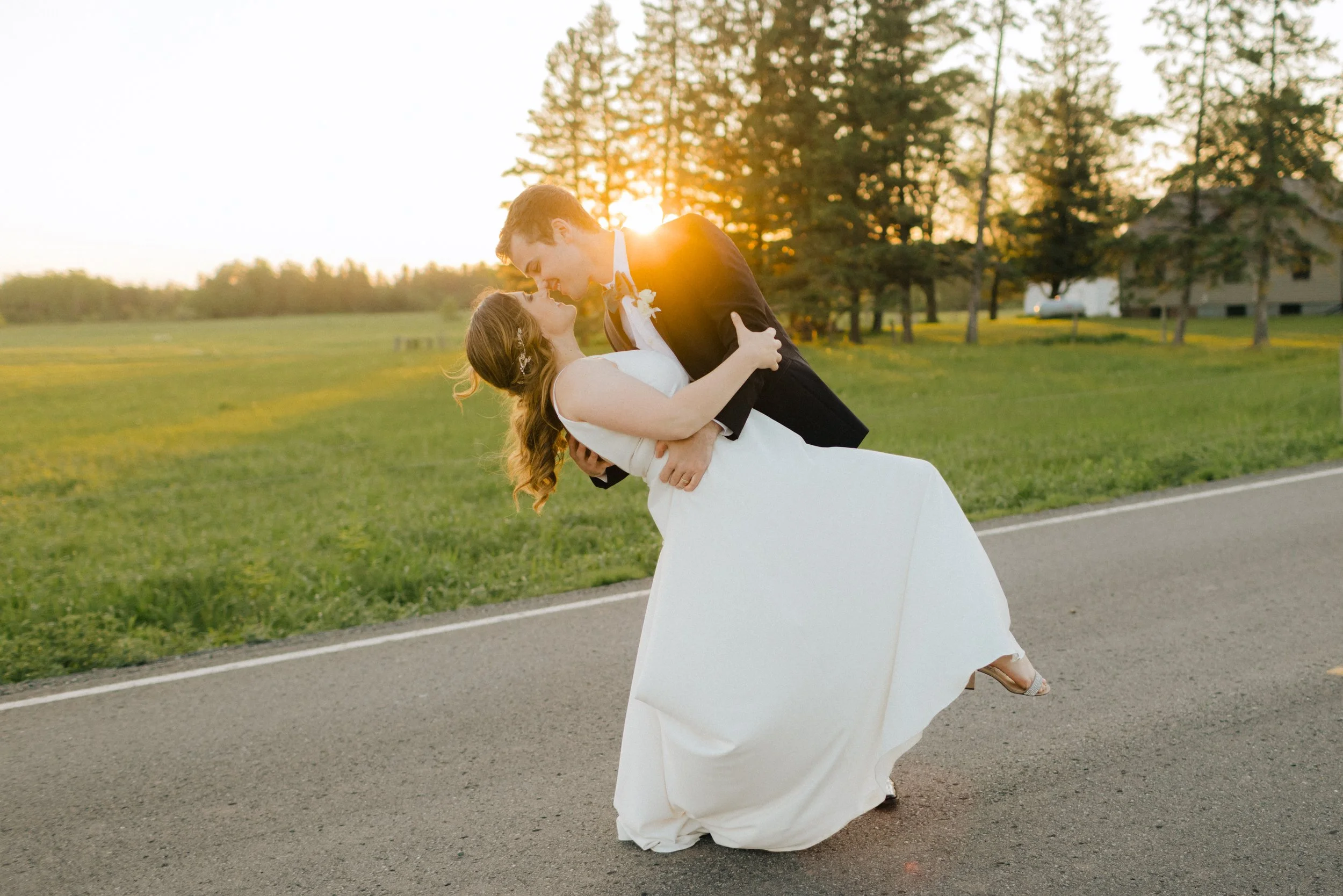 Elegant Northern Wisconsin Barn Wedding // Kristen &amp; Cole