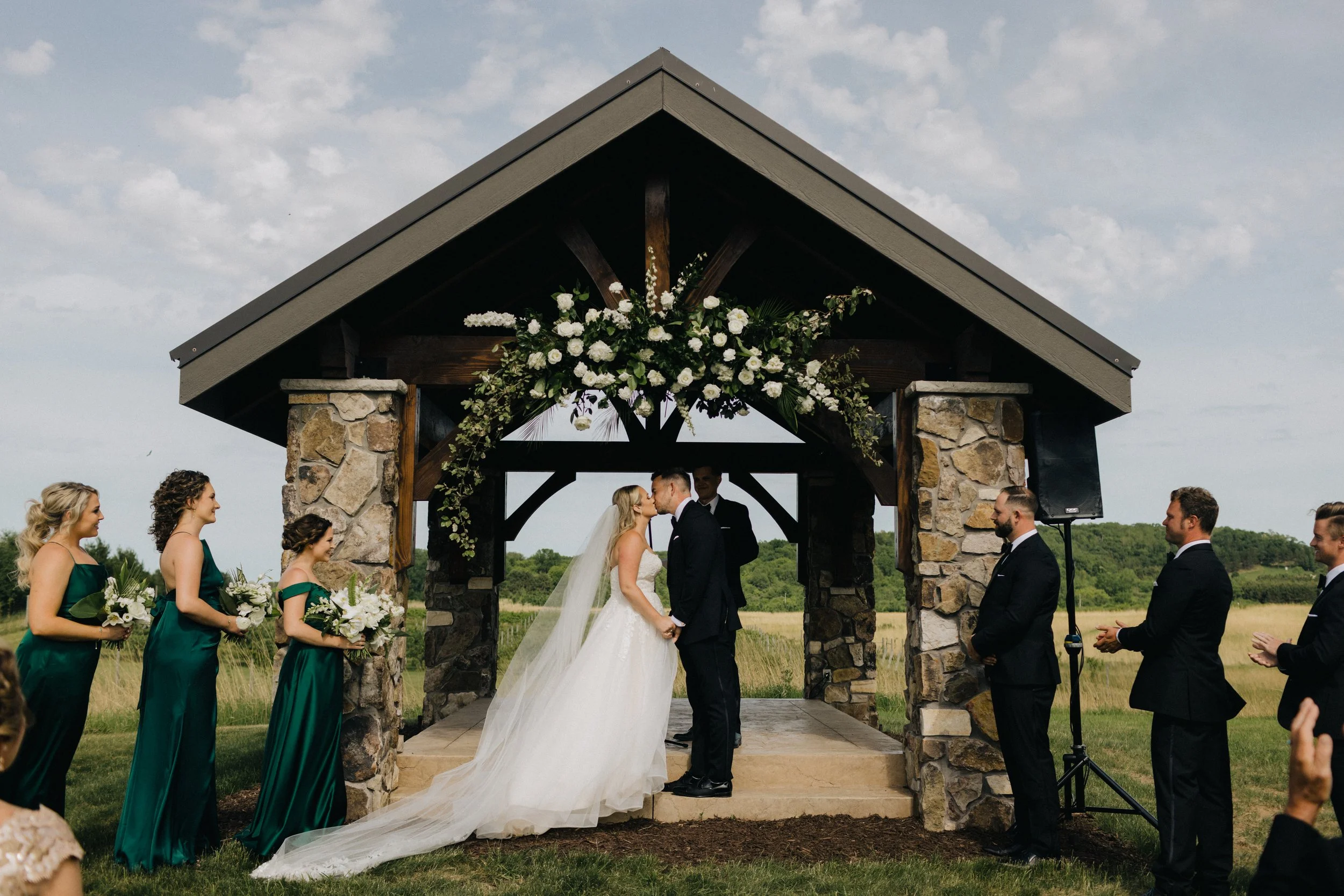 Speakeasy Inspired Wisconsin Glam Wedding // Allisse &amp; Lee