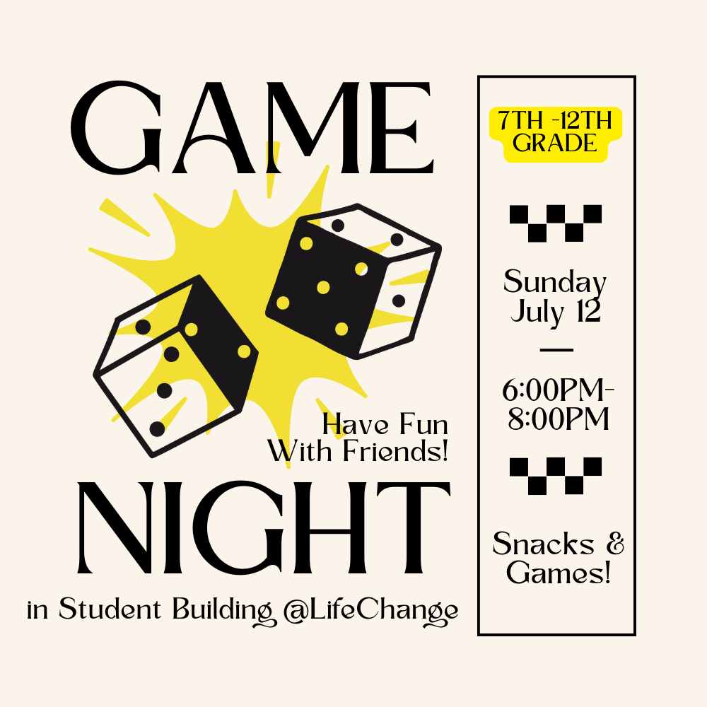 7th-12th Grade Game Night