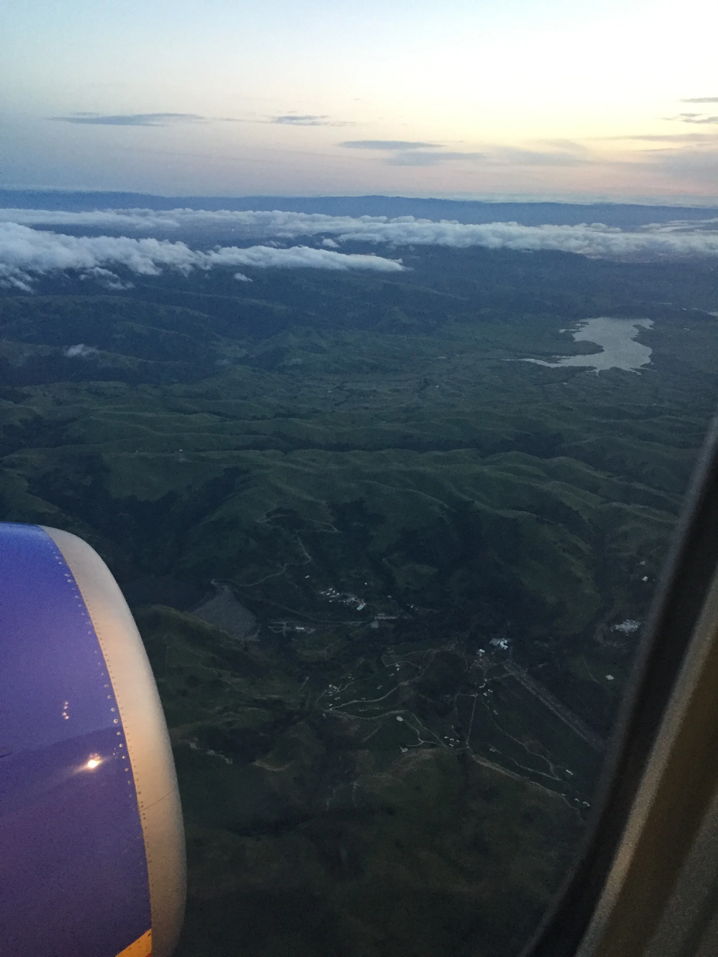 Salinas--Steinbeck Country--from the plane 
