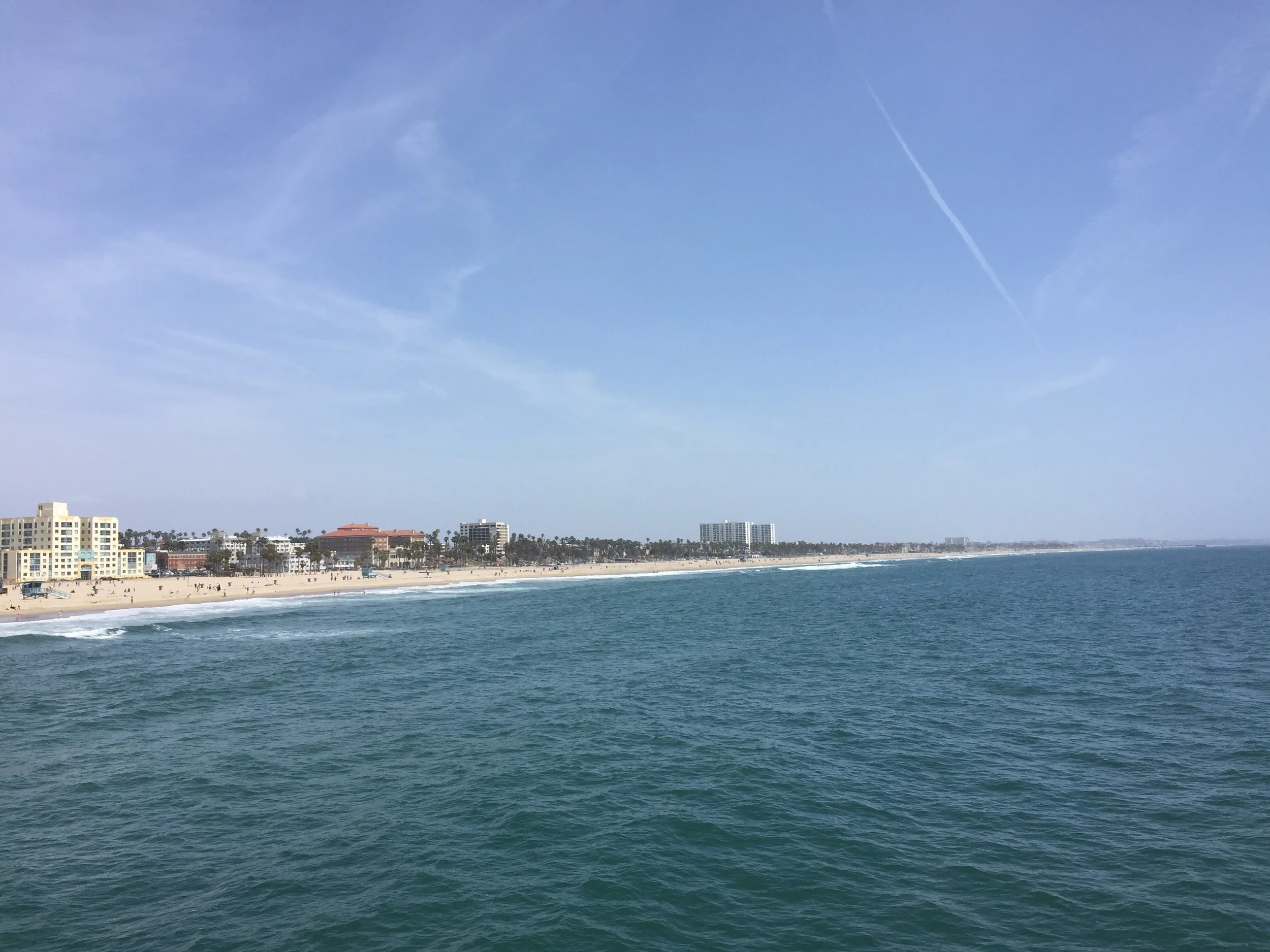 Looking south from the pier 