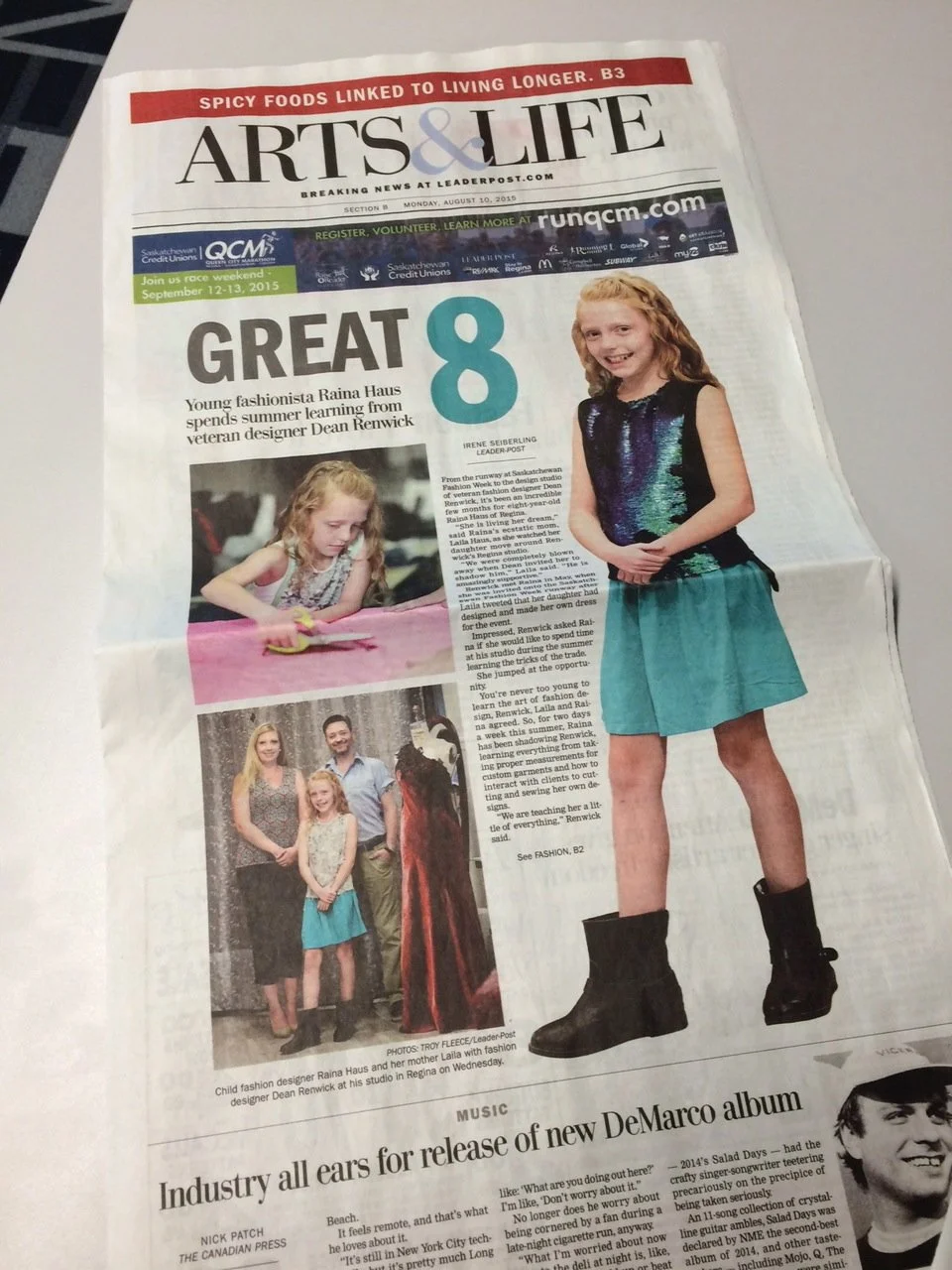 Regina Leader Post. 2015.