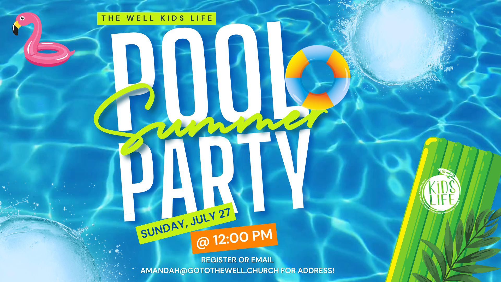 Kids Life Summer Pool Party