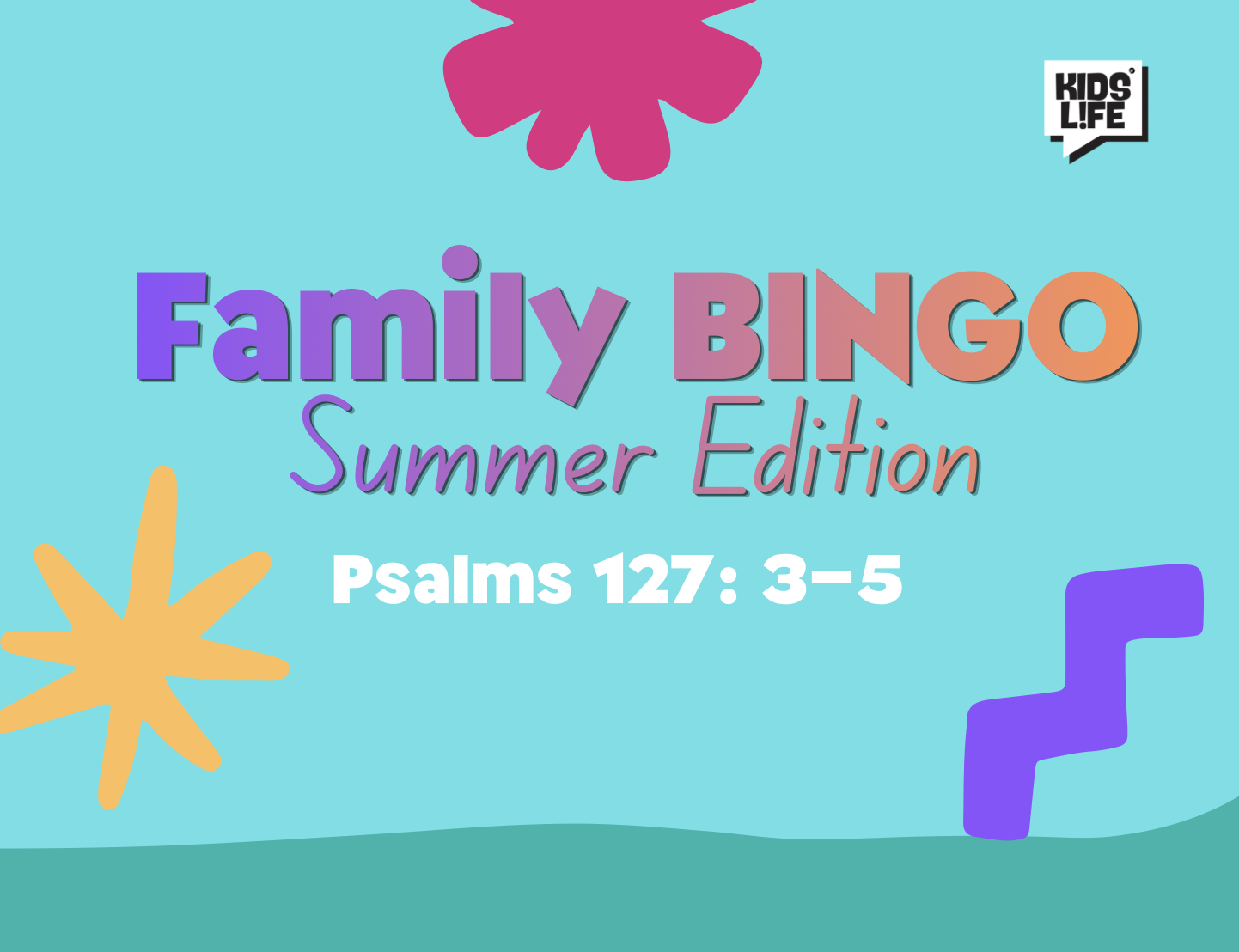 Family Bingo Challenge: Summer Edition