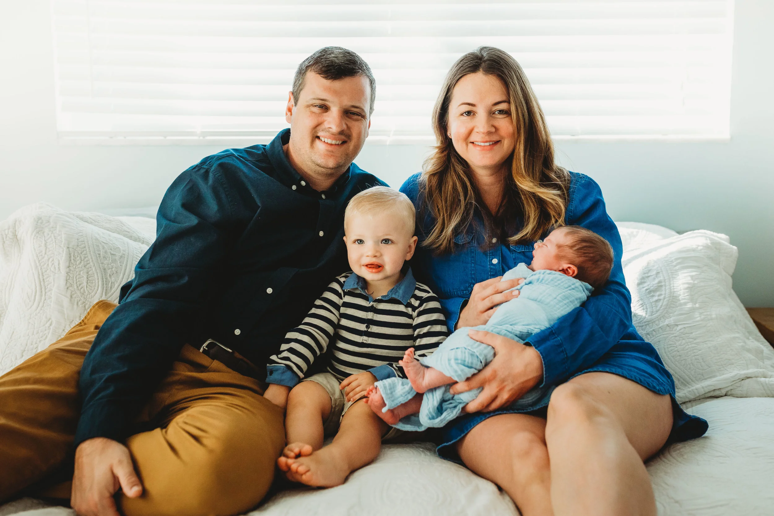 In-home newborn session in Jupiter