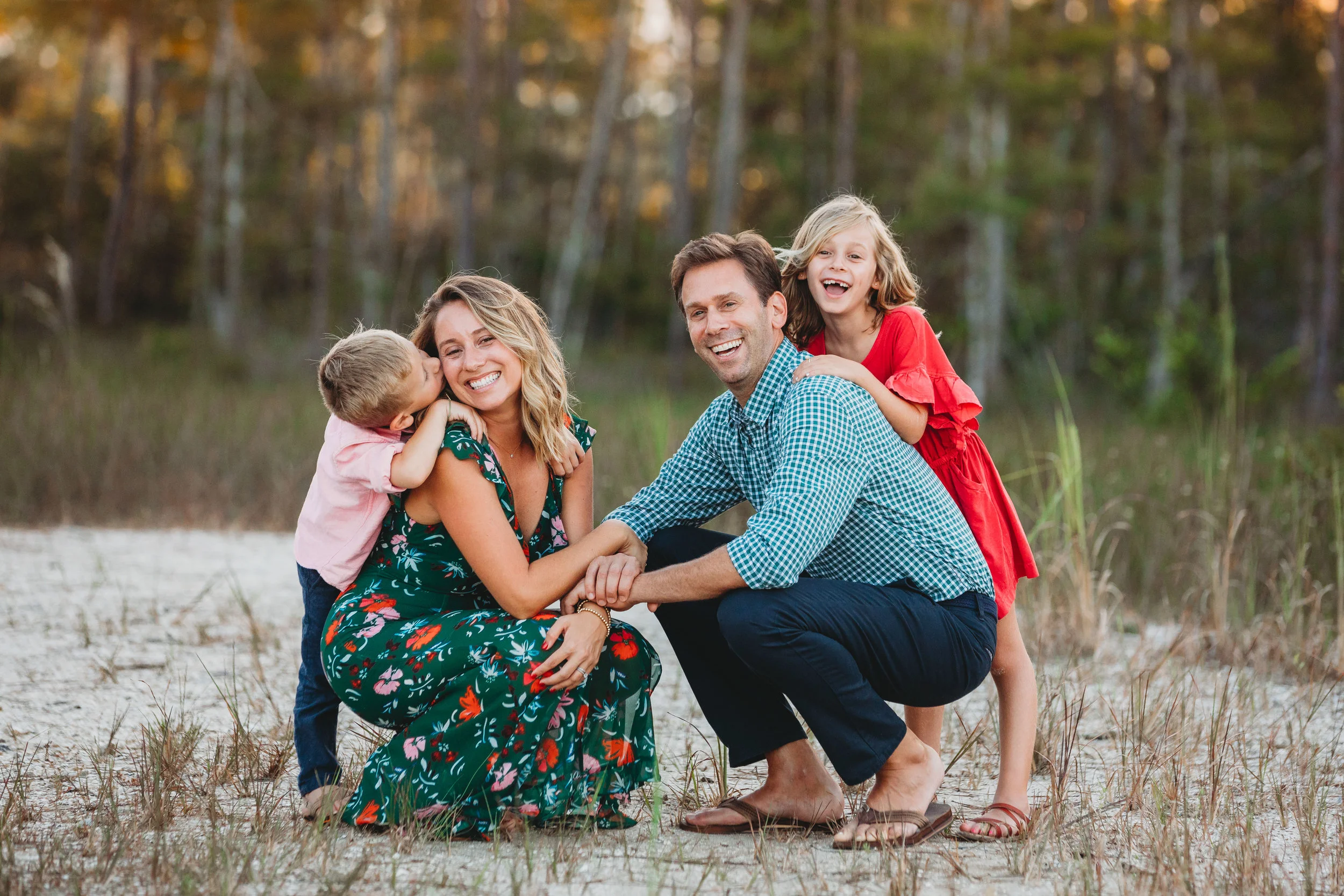 Jupiter Family Photographer: The A Family's Woodsy Session