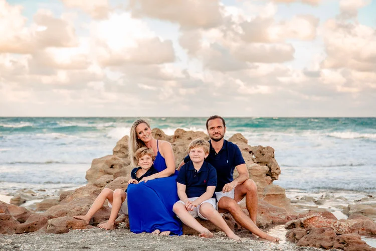 South Florida Photographer: The F Family's Vacation Beach Session in Jupiter Beach
