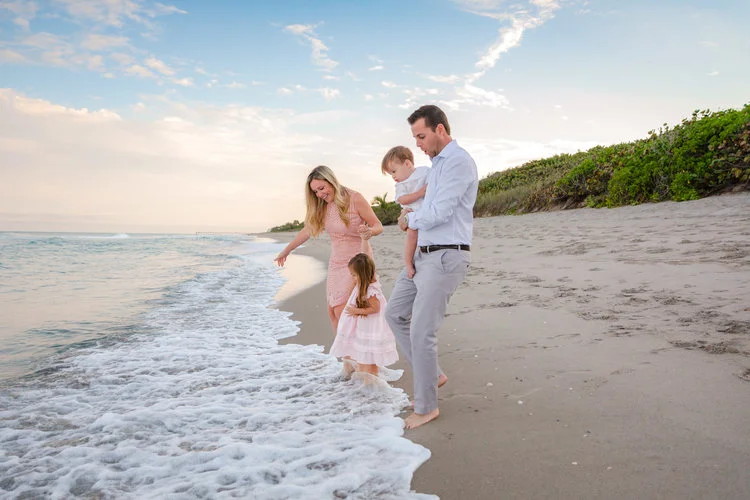 Jupiter Photographer: The B Family's Beach Session in Jupiter Beach