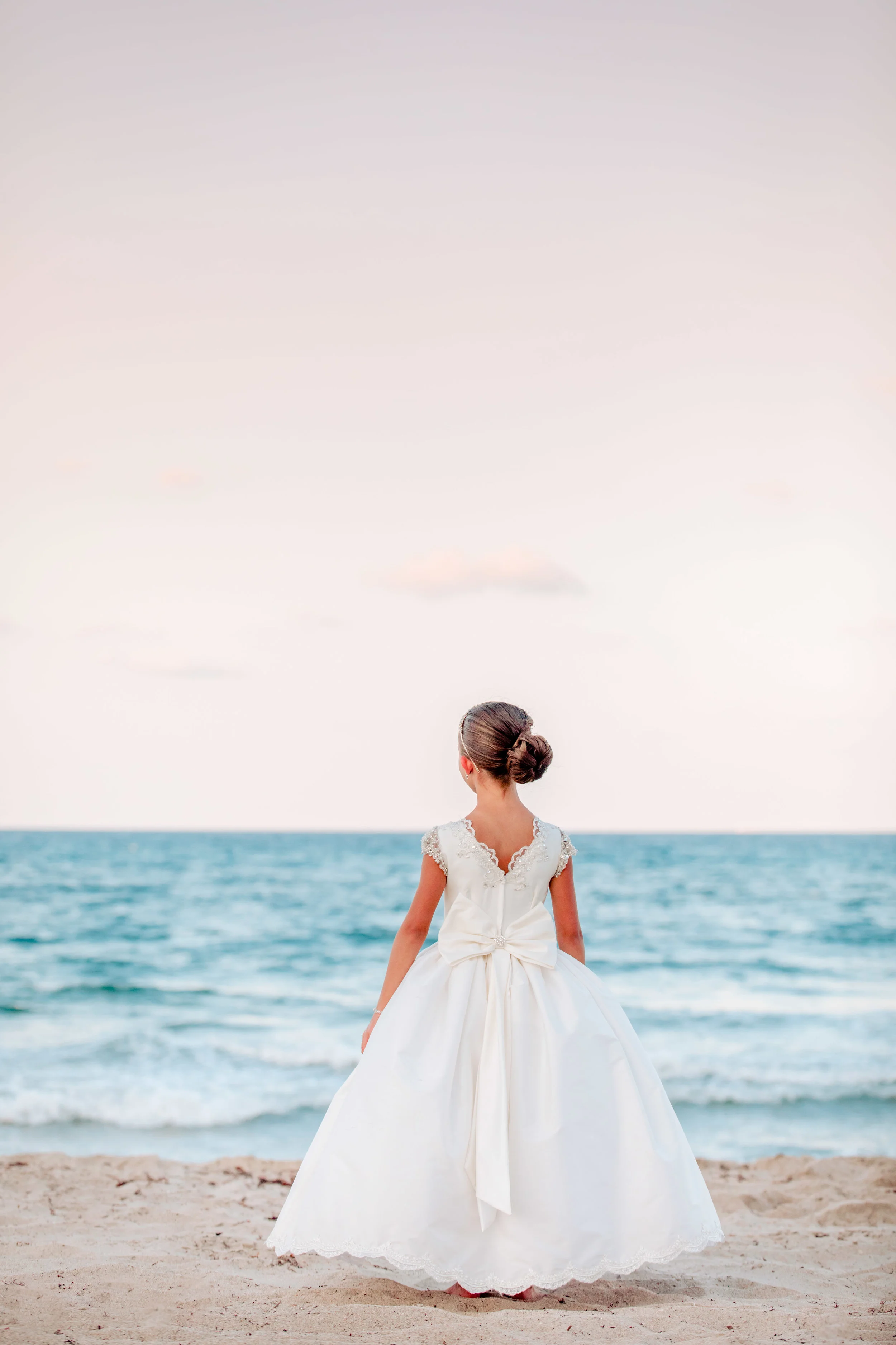 First Communion photography session at The Breakers Palm Beach