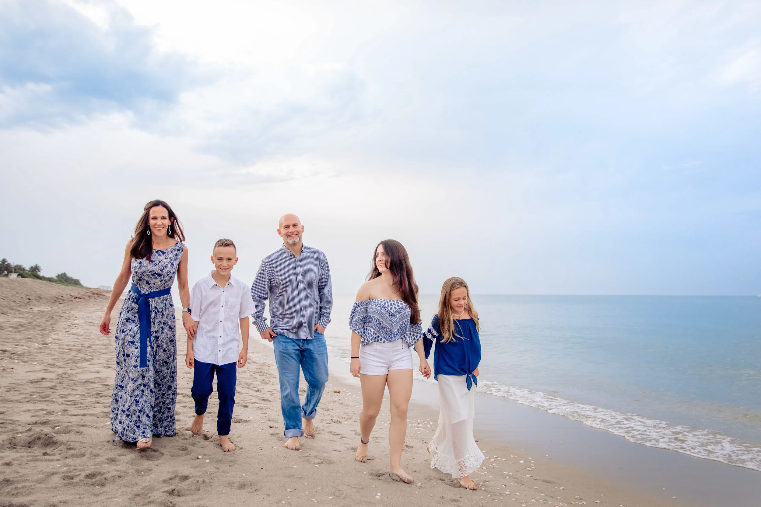 Jupiter Family Photographer: The C Family's Juno Beach Pier Session