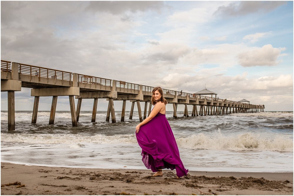 Jupiter Senior Photographer: Juno Pier Senior Session