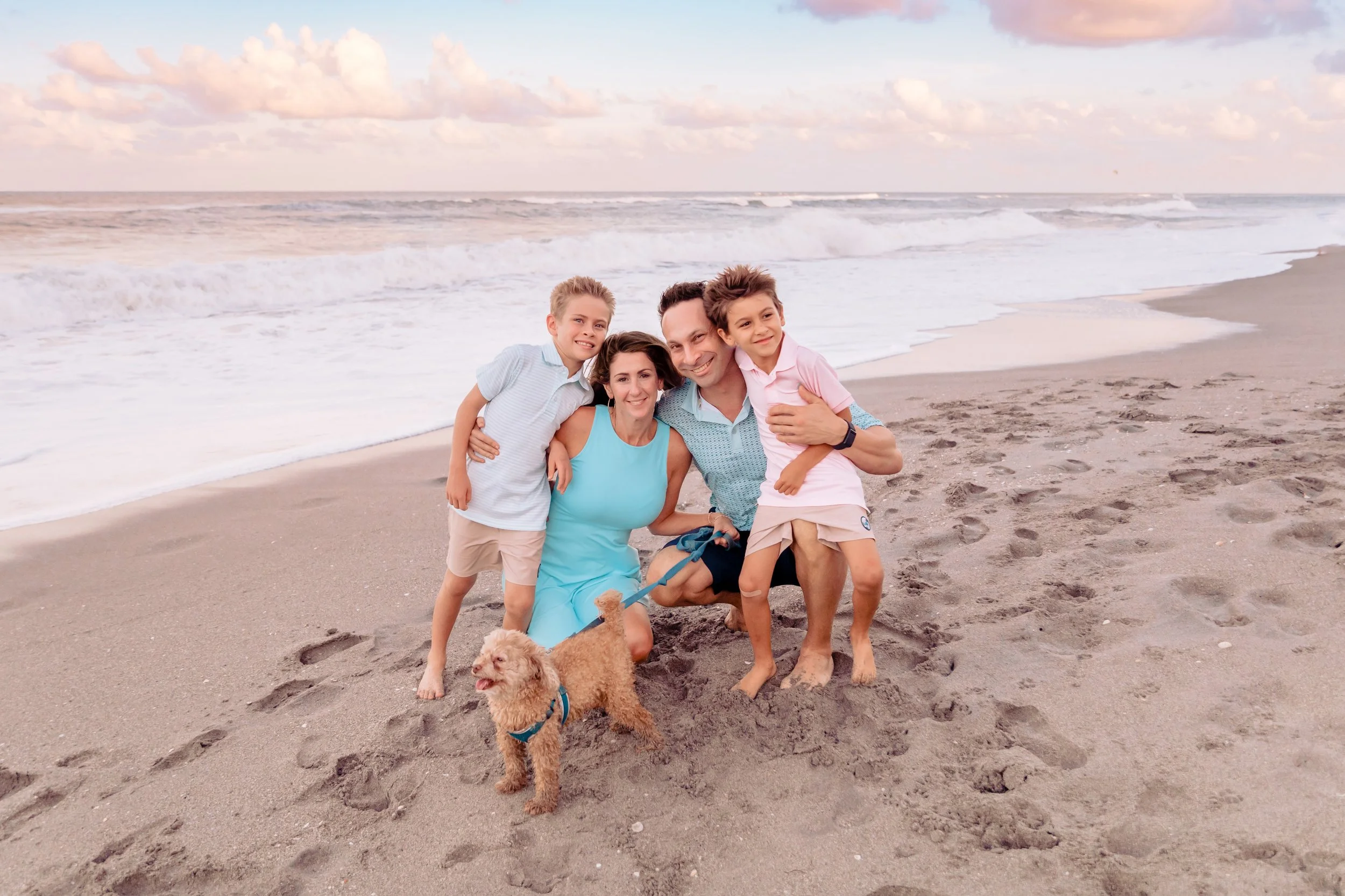 Jupiter Family Photographer: Family Photo Session at Coral Cove in Jupiter