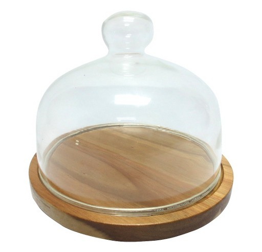 Threshold Glass Cheese Dome $19.99 Traditionally a cheese platter, you could also take the glass top of this and put it over a small succulent.