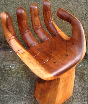 Bali Wood Hand Chair