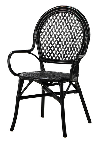 Black Rattan Chair $99