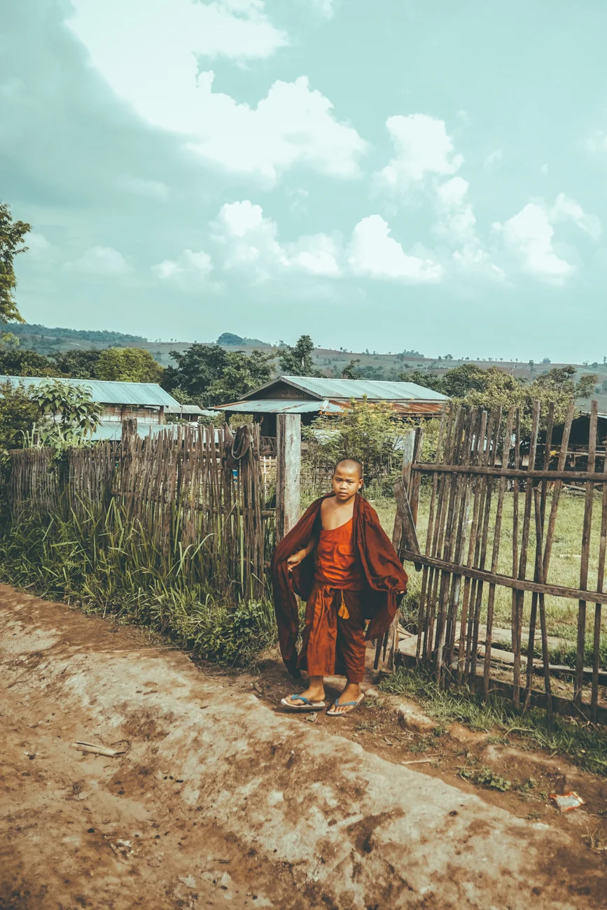 Shan Novice in the village 