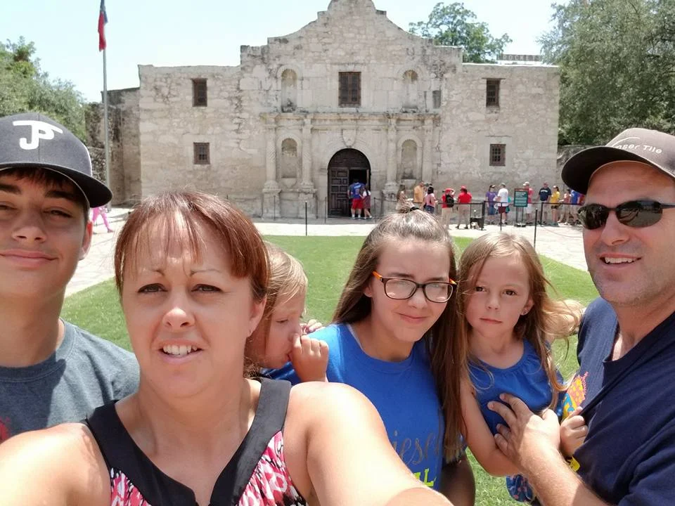 See, I can’t take a selfie with the family. This face is the face I have most of the time I try to take a photo with my phone.