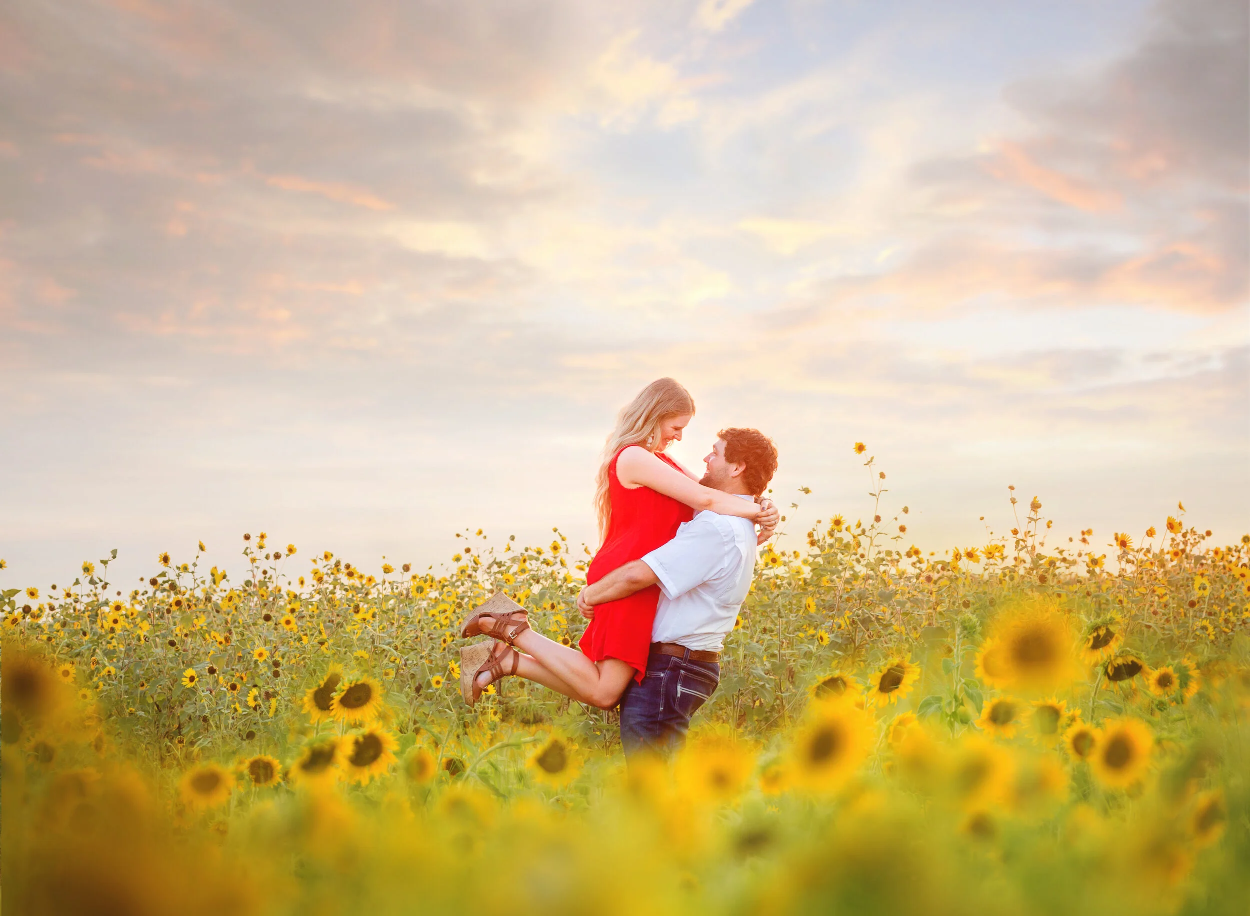 Sunflowers and Girly Drinks?  YES, PLEASE!