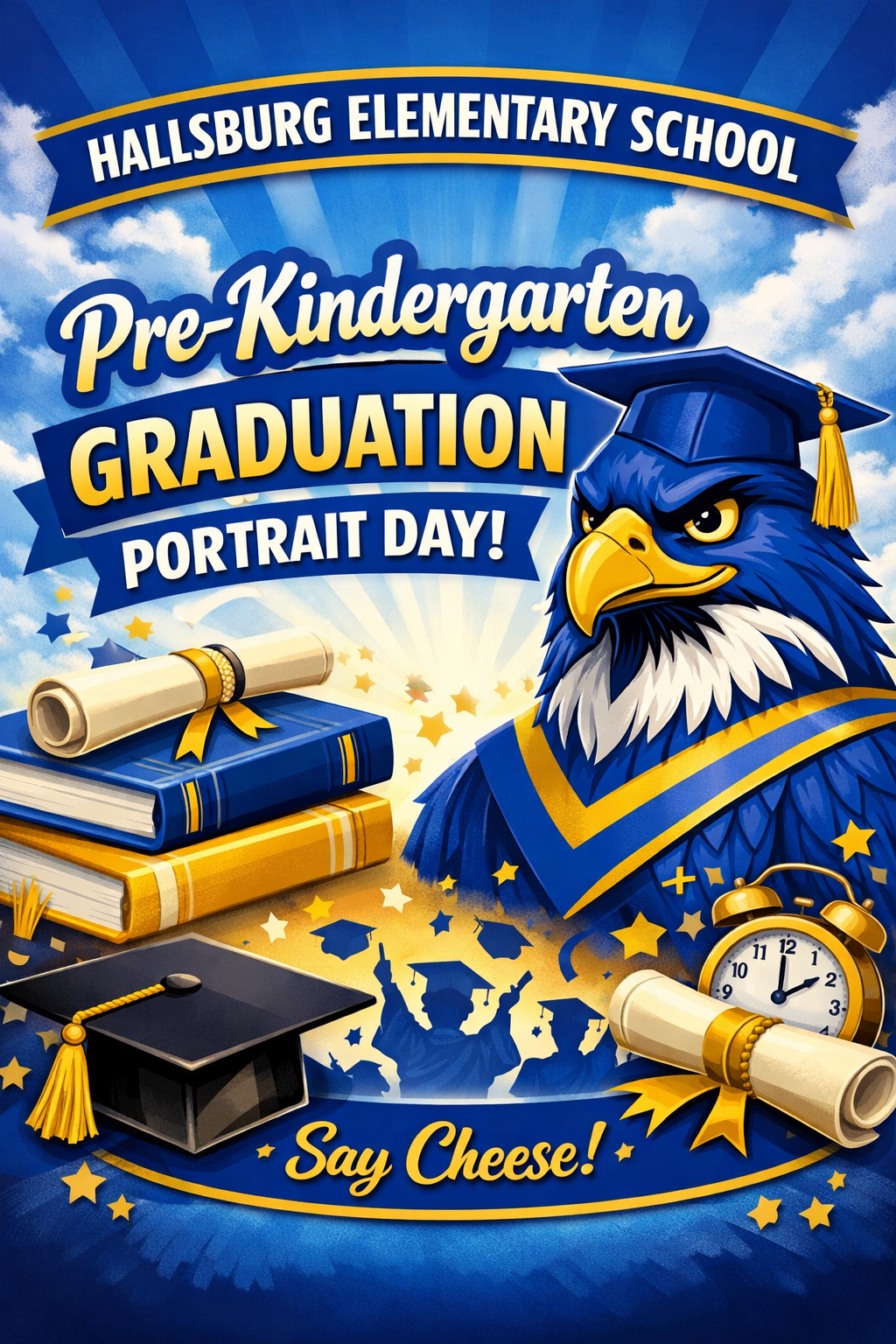 Hallsburg Pre-Kindergarten Graduation Portrait Day