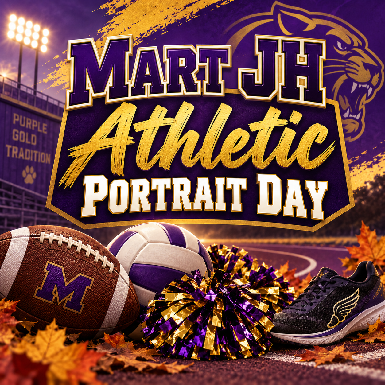 Mart JH Fall Athletic Portrait Day 