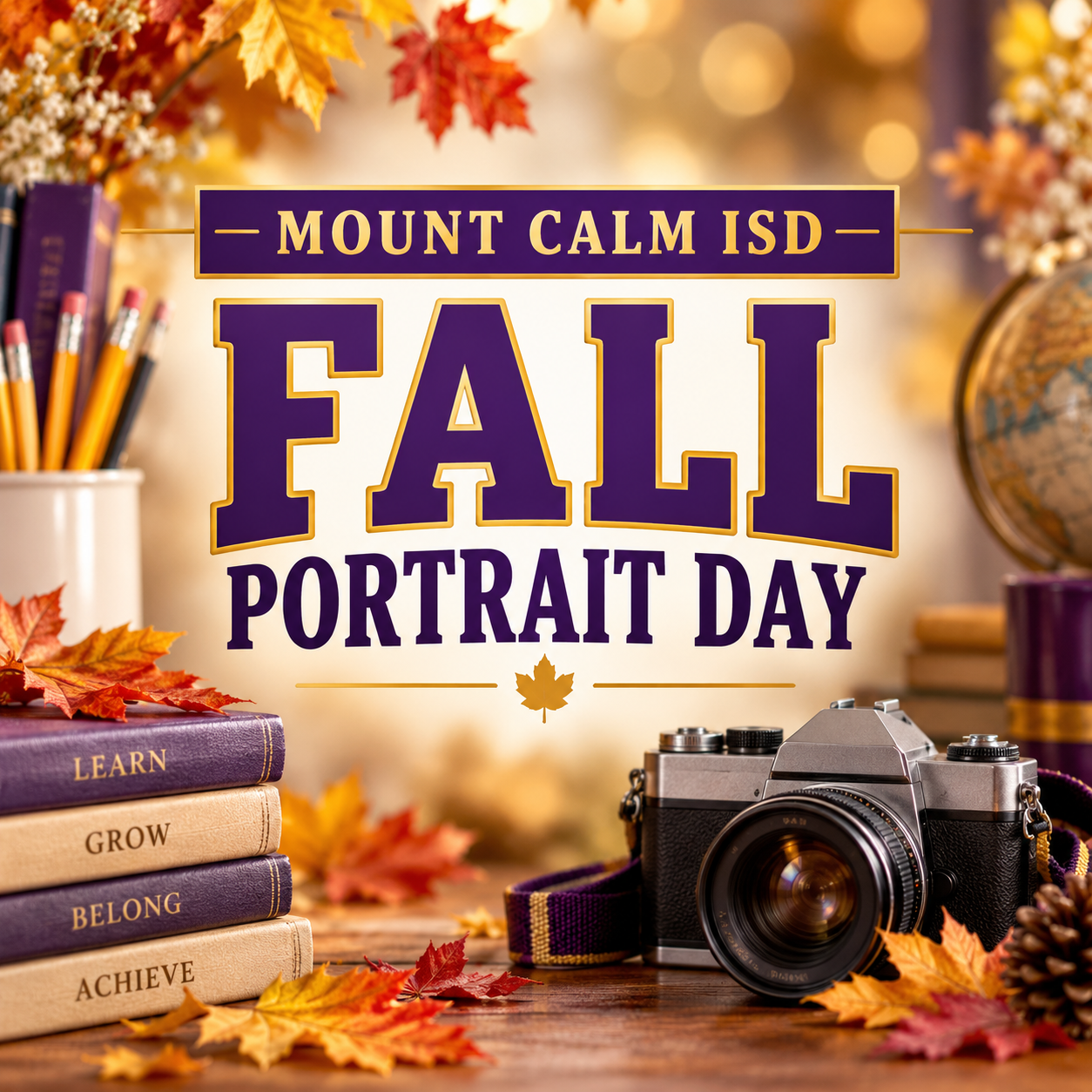 Mount Calm ISD Fall Portrait Day 2026