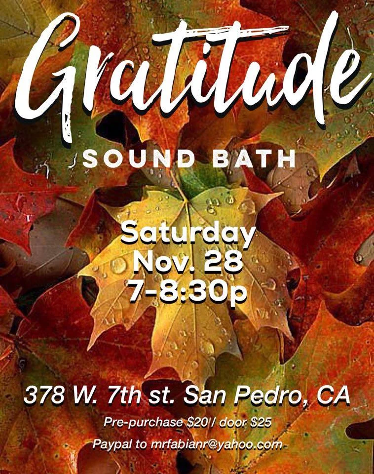Thanksgiving Gratitude Sound Bath
