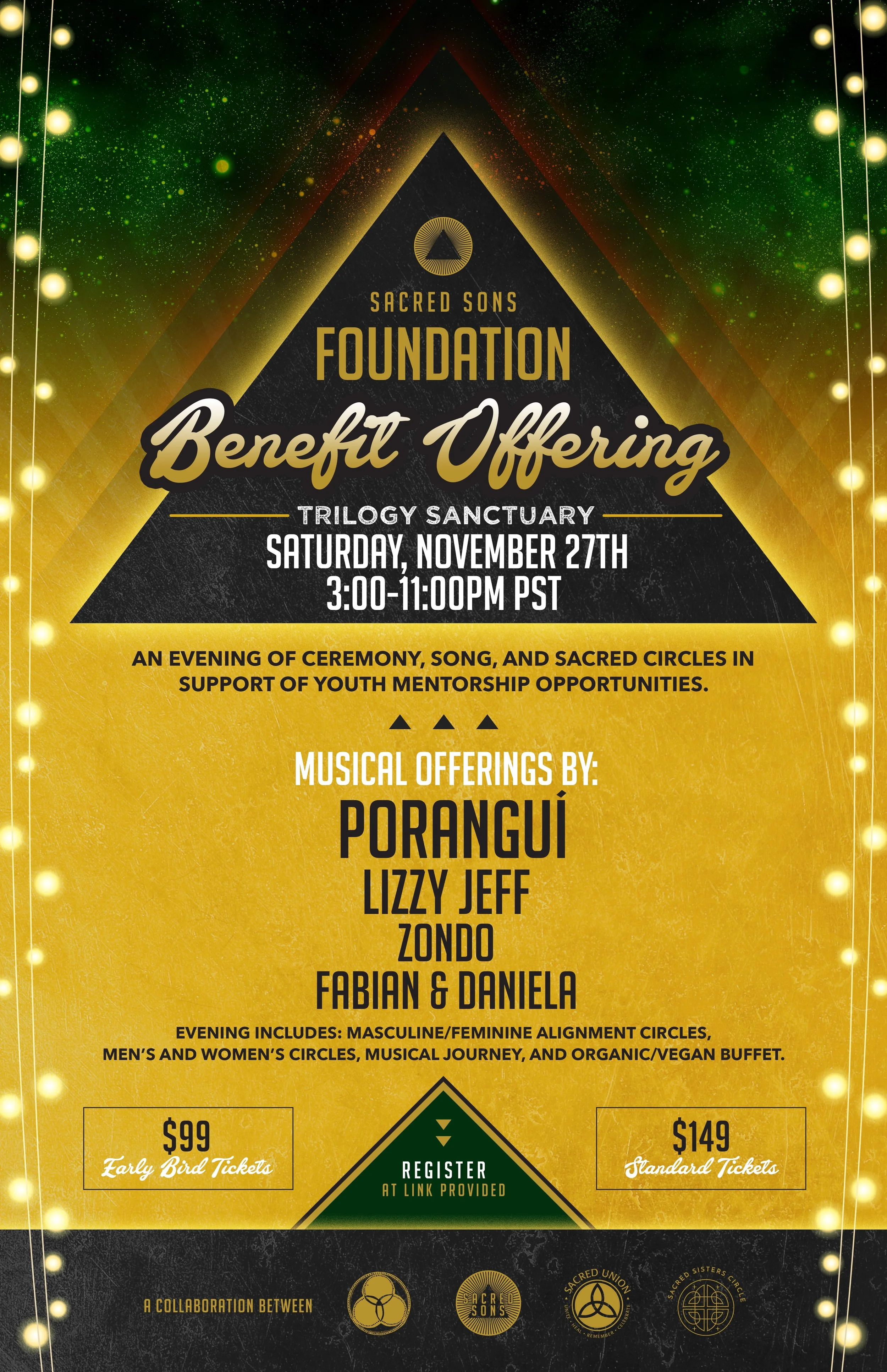 Sacred Sons Foundation: Benefit Offering