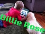 Billie Rose helping her new owner with some homework.jpg