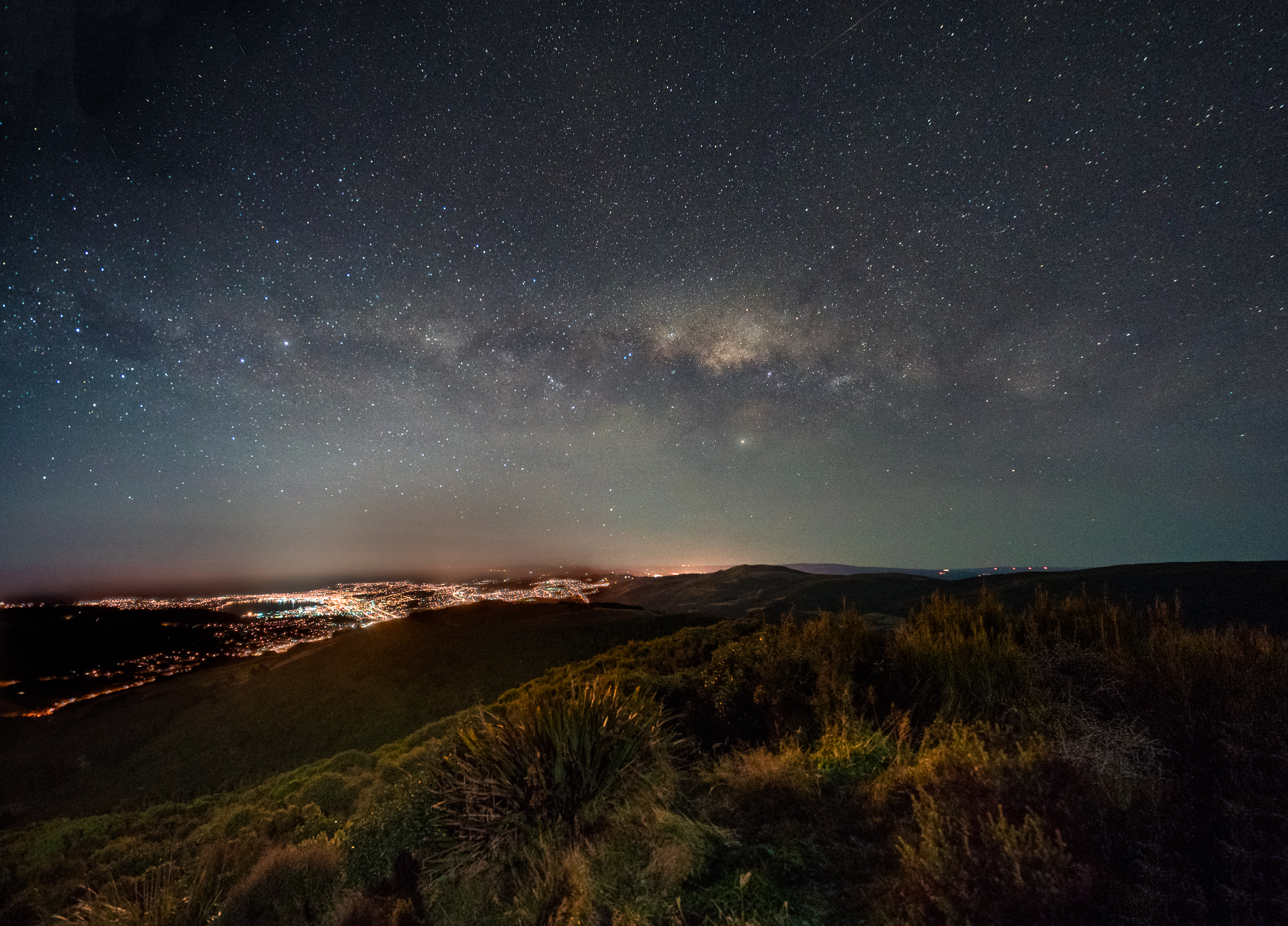 Milky Way over Dunedin City Sony A7RII - Sony Zeiss 16-35 f4 30' | f4 | ISO 8000 | 16mm