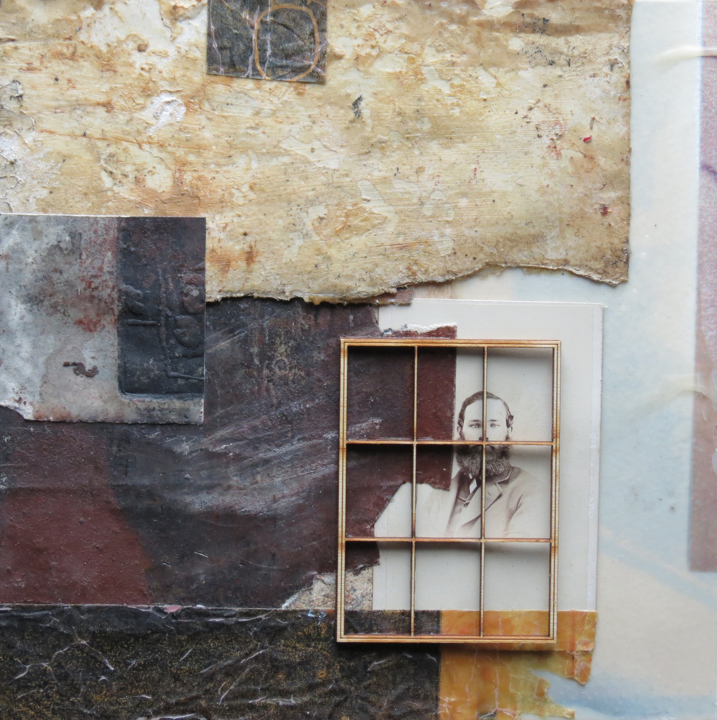  A mixed media collage by Clive Knights from 2014 
