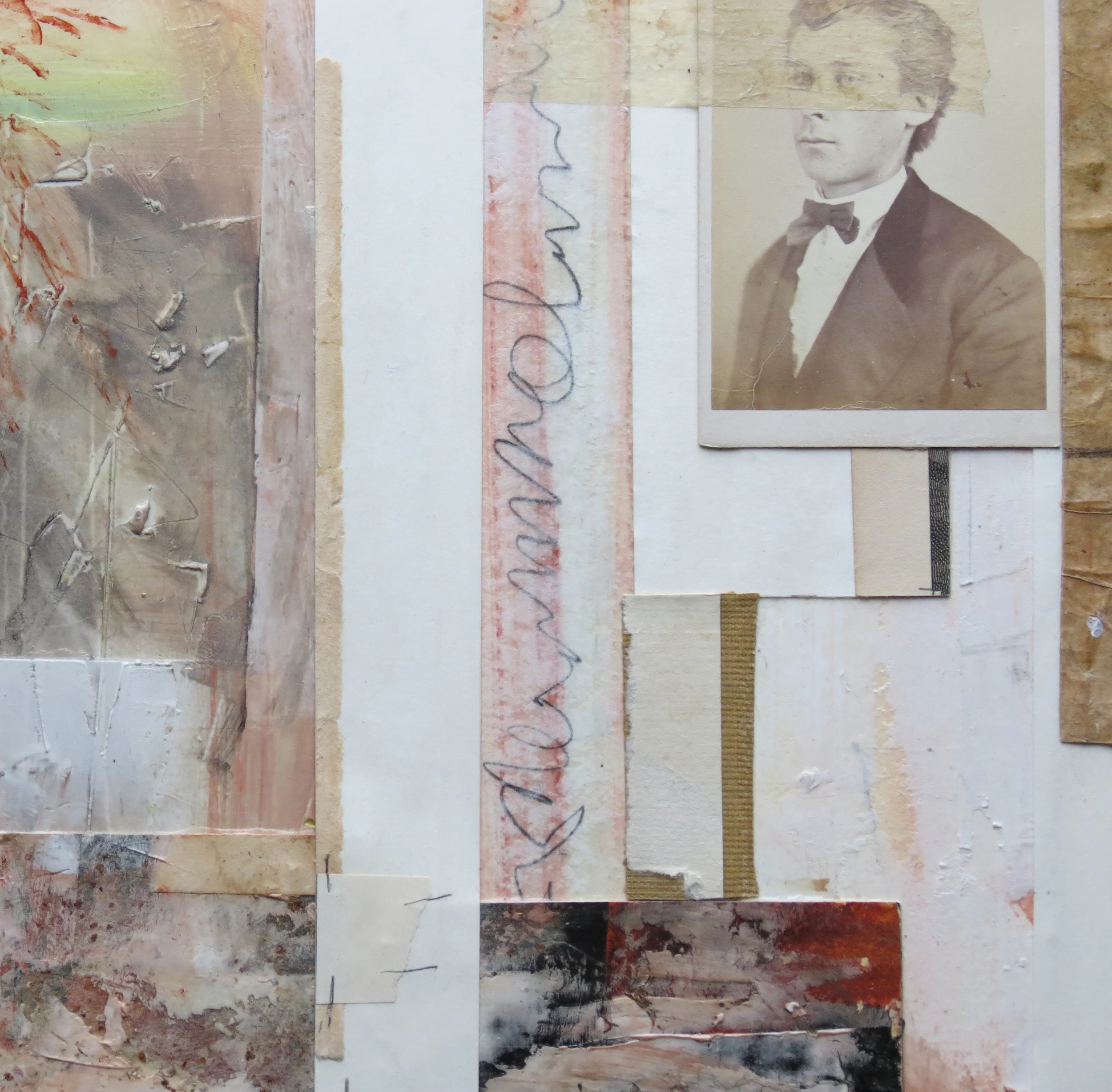  A mixed media collage by Clive Knights from 2014 