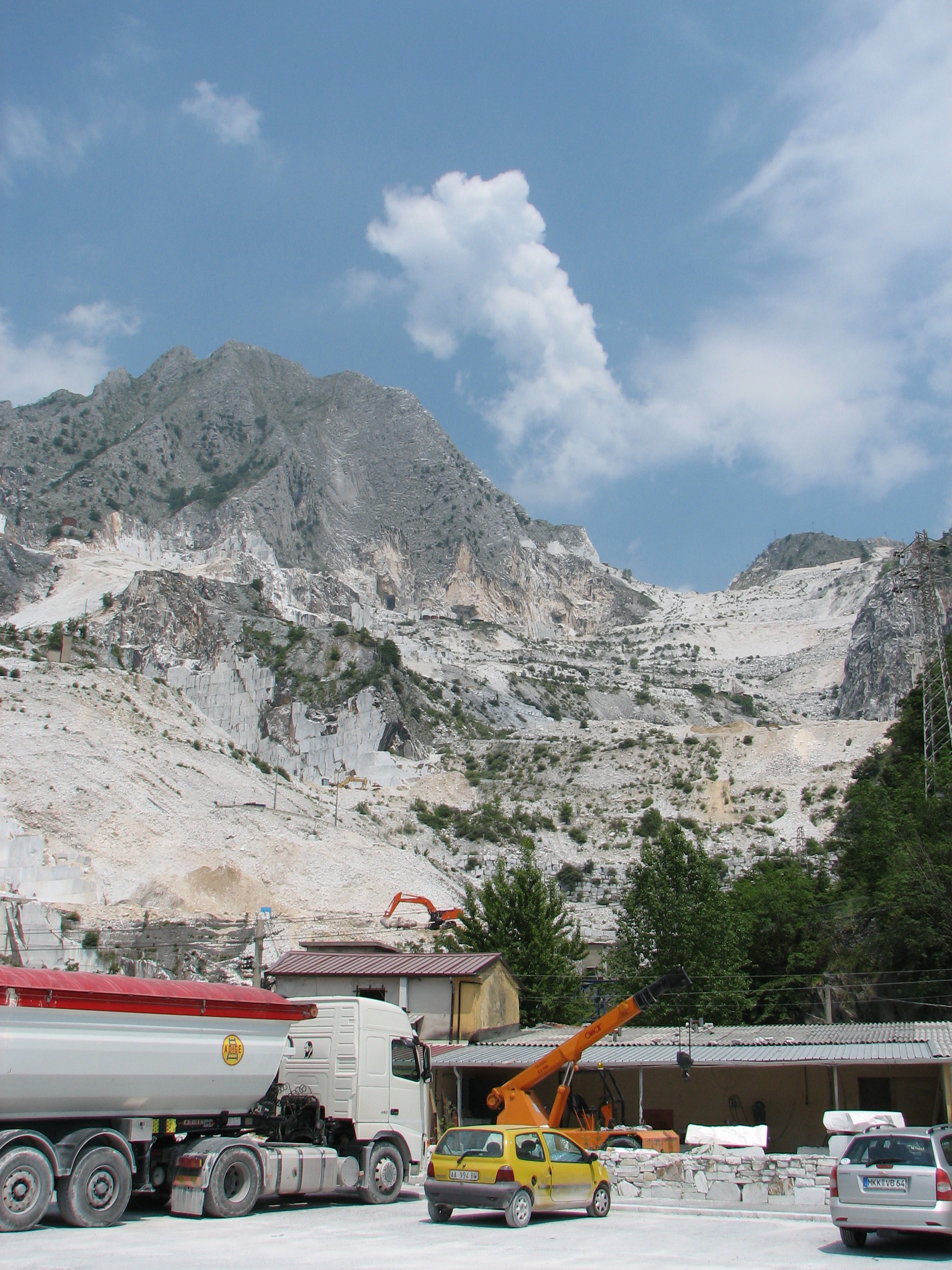  Massa Carrara marble mine 2010 