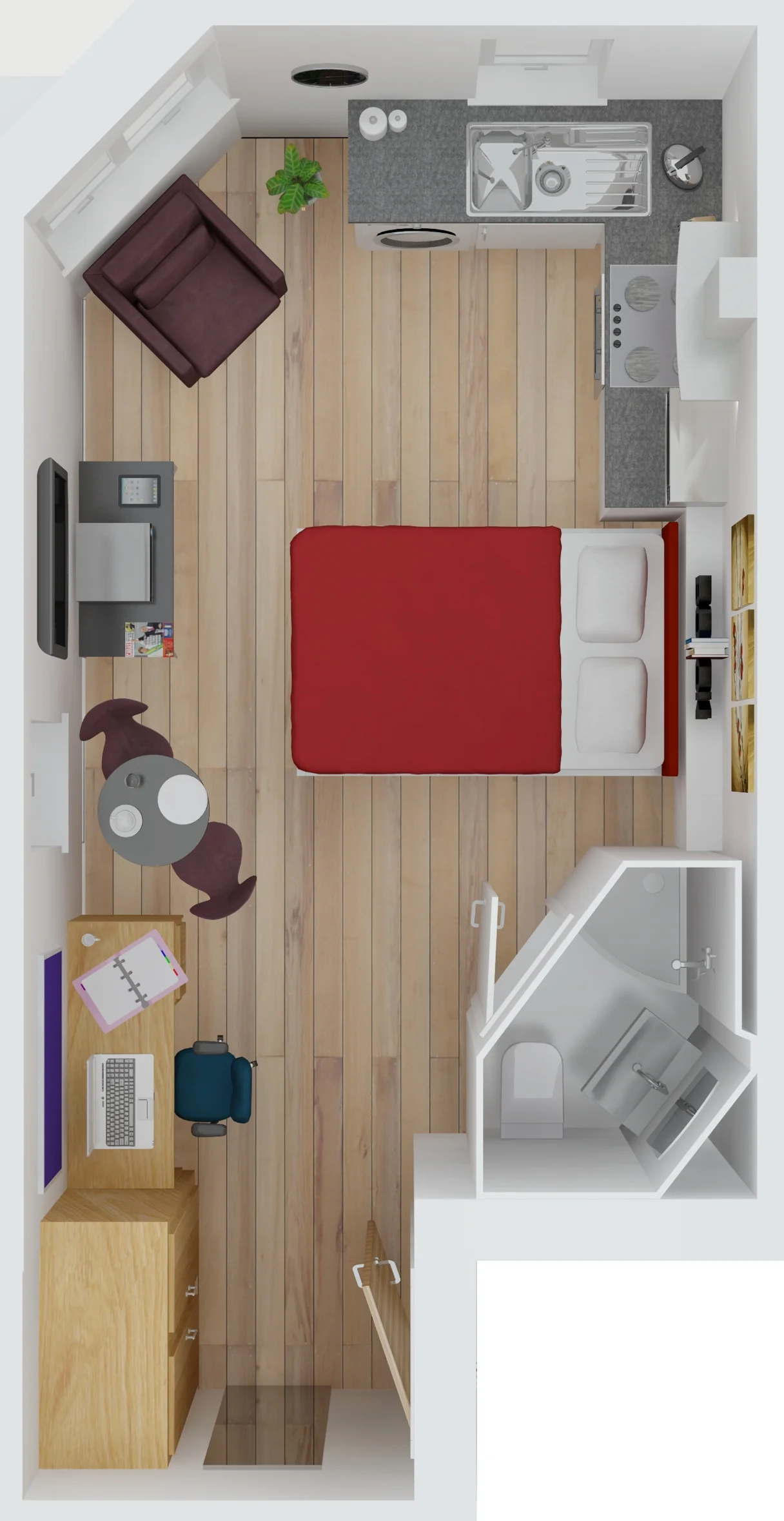 Student Studio Flats & Apartments Leicester Near DMU & University of