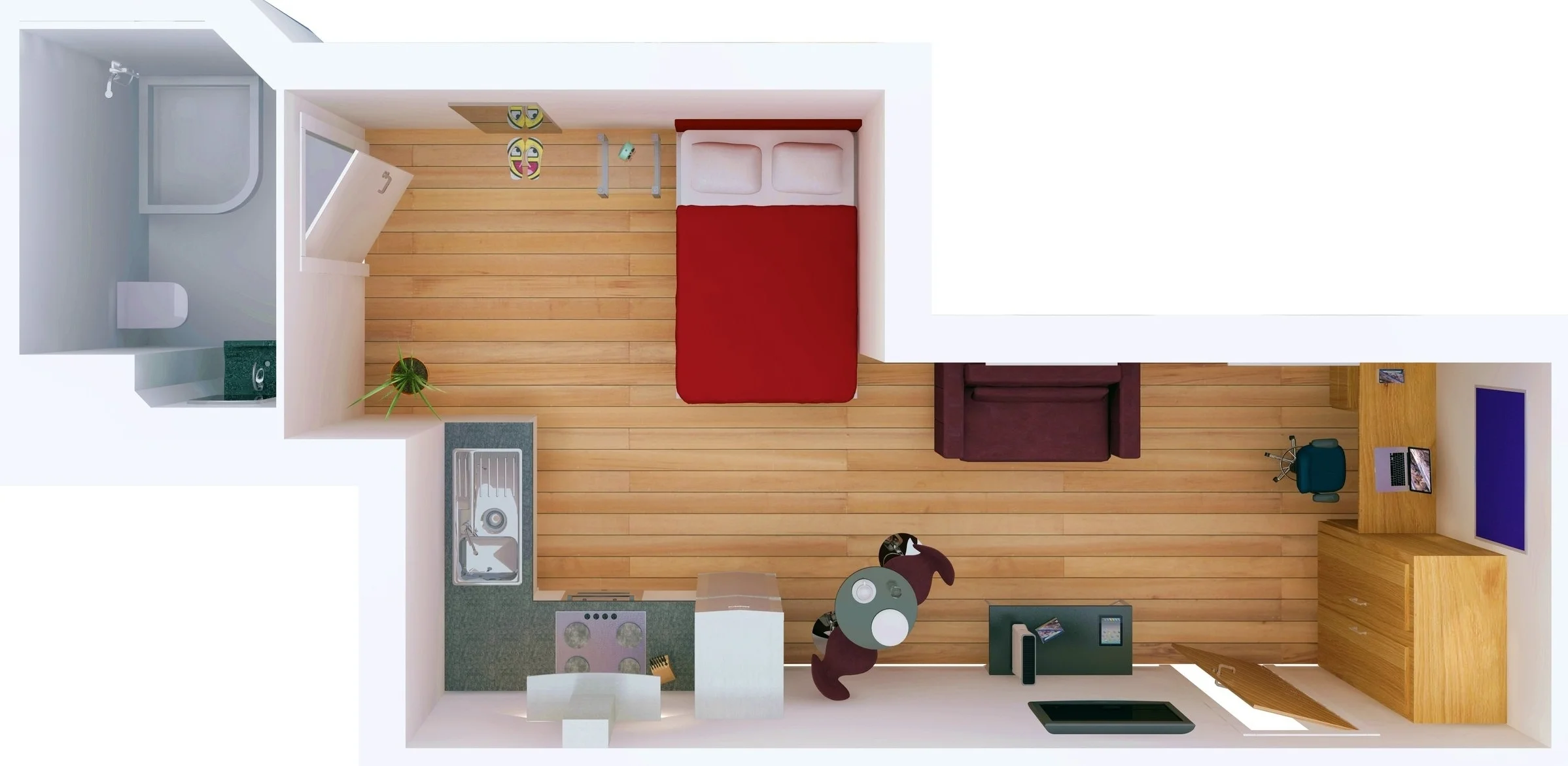 Student Studio Flats & Apartments Leicester Near DMU & University of