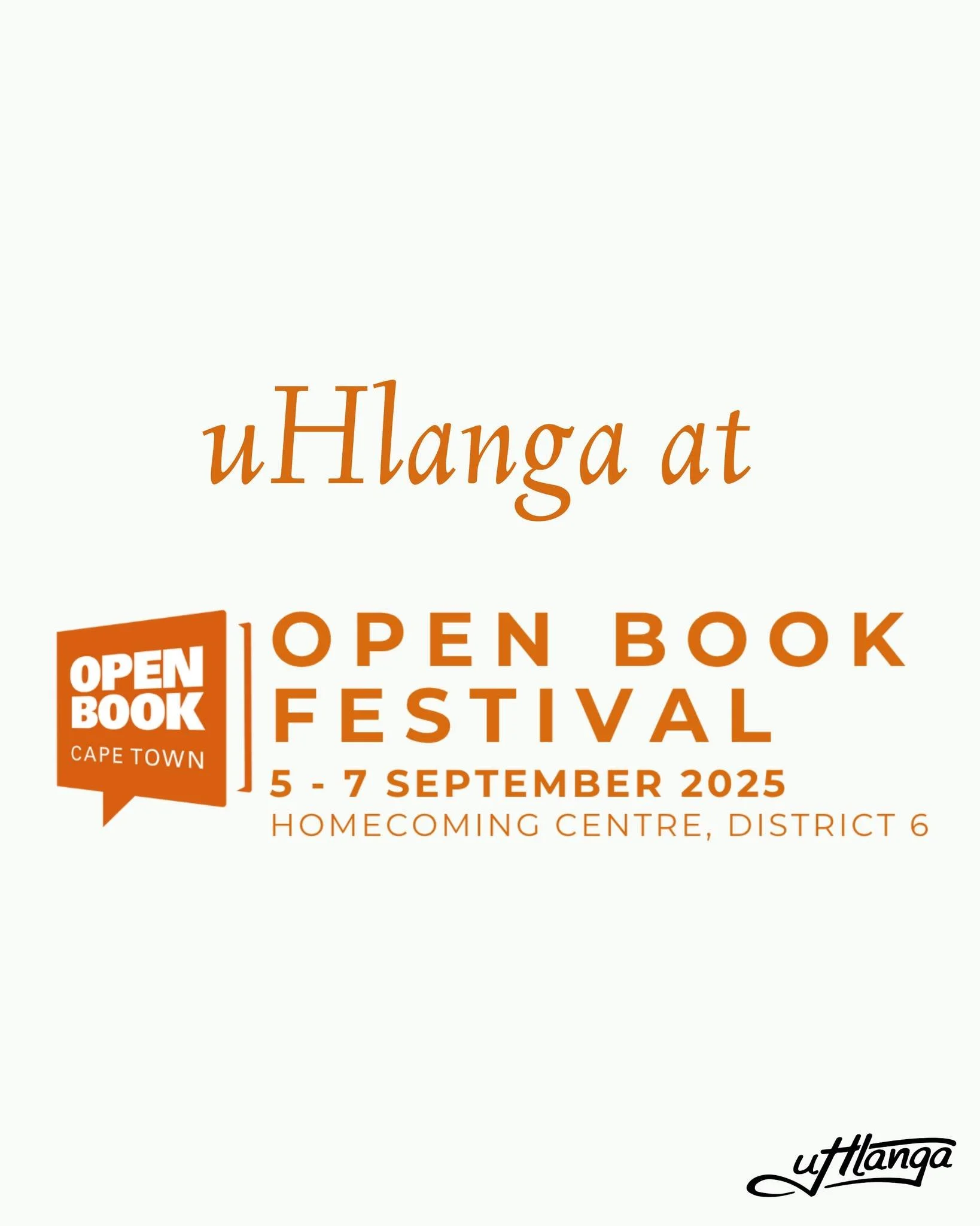 Catch us at Open Book Festival this September! 

🫱Swipe to find out when and where uHlanga authors will be appearing, and of course, for all the details of our 10 year celebratory reading on 6 September 🎉

#uHlanga #OpenBookFestival #obf2025