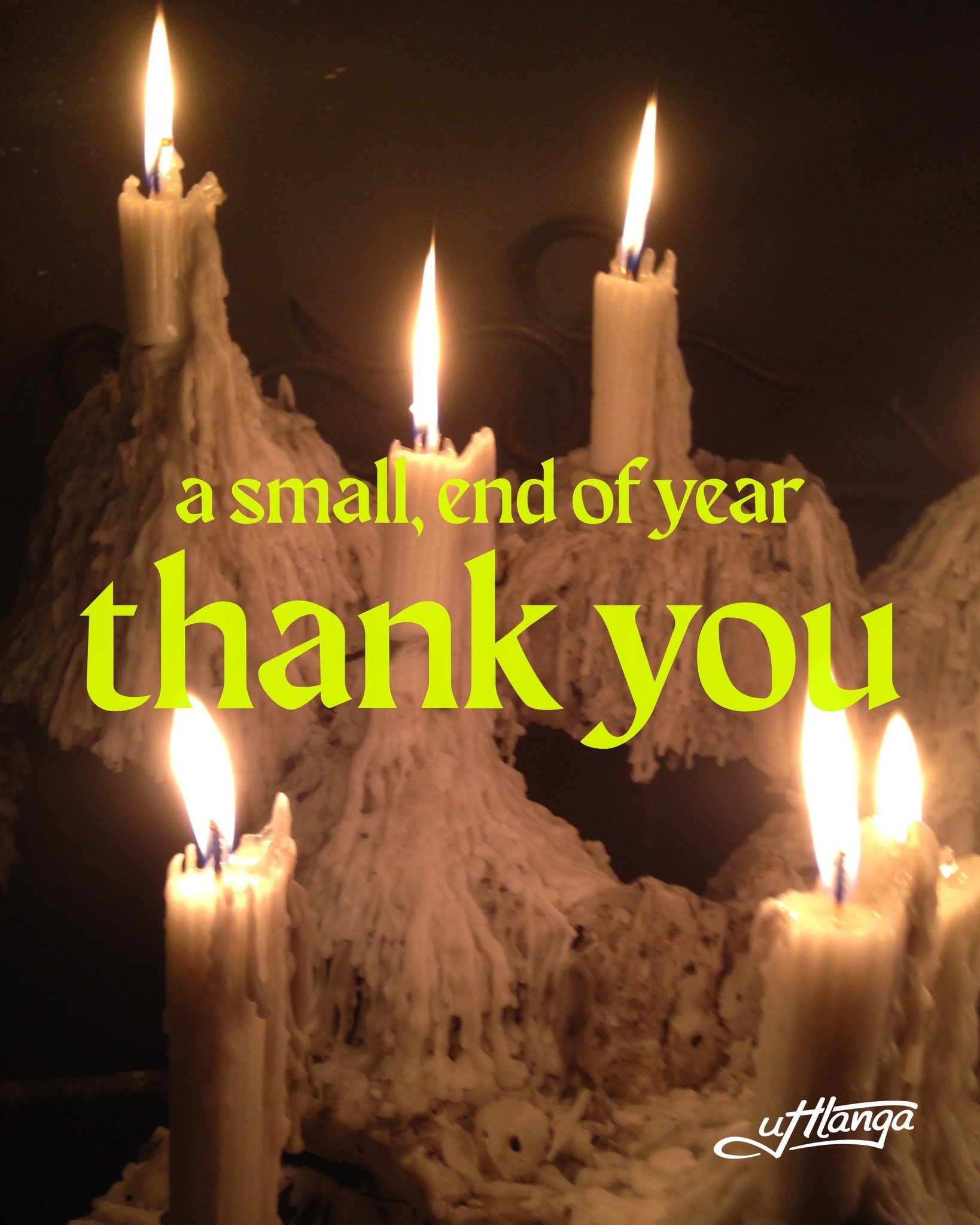 In 2025 uHlanga turned 10 🕯️🎉 

We published several books by gifted poets, and launched brand new voices into the world.

It&rsquo;s been a good year, and we can&rsquo;t thank you enough for supporting our press, and our poets. 

To 2026! 

#uHlan