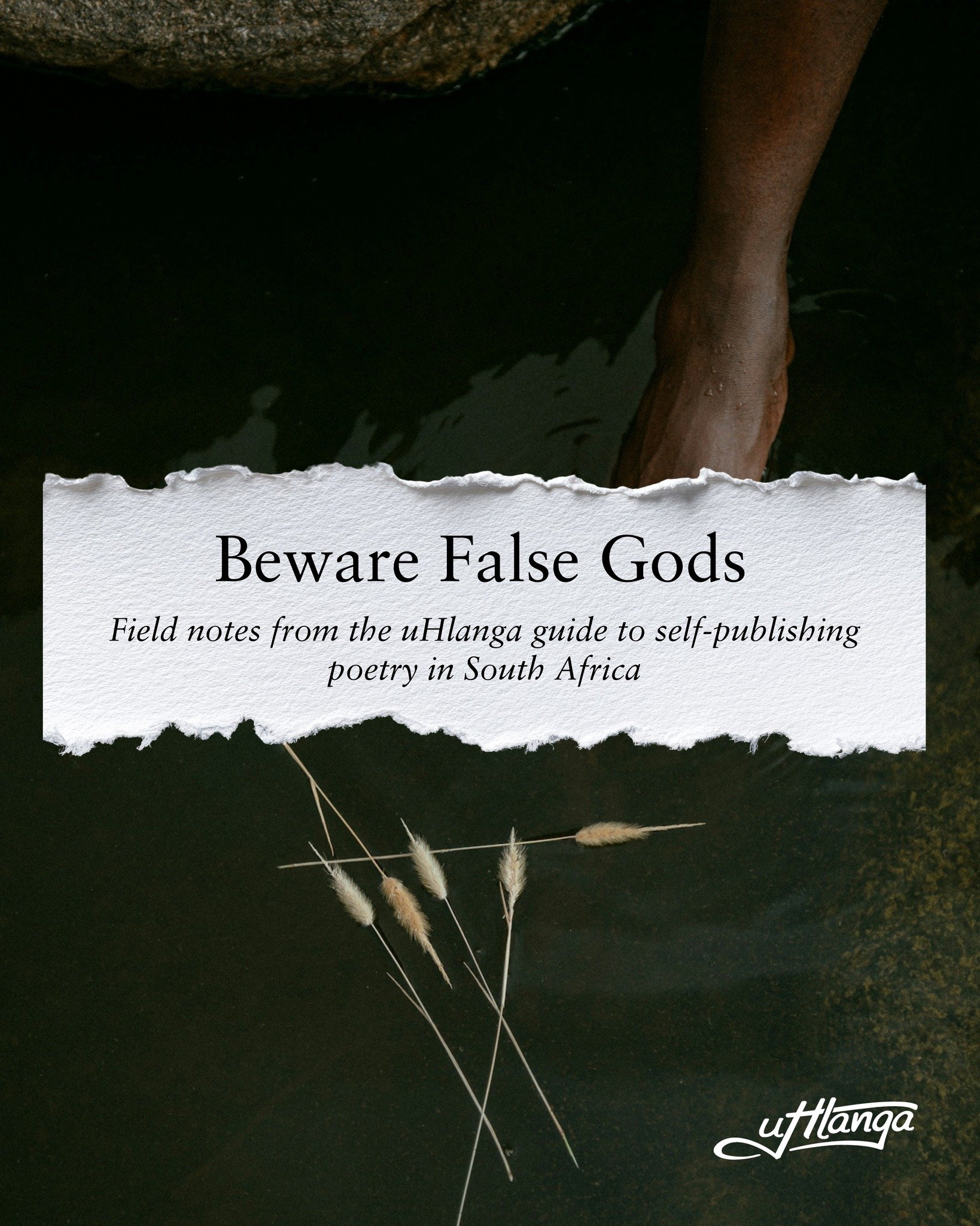 &ldquo;False gods killed the poet in me&rdquo; &ndash; from &lsquo;Mandela&rsquo;s Sermon&rsquo; by Ntate Keorapetse Kgositsile

In &lsquo;These Notes Are Yours&rsquo;, we wrote about the &lsquo;false gods&rsquo; that dwell in the realm of publishing