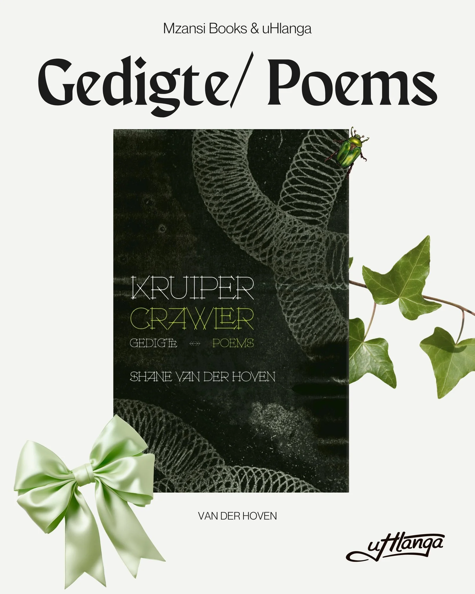 🪲 In this, their debut, @shanevdh explores both the sprawling lowveld and the decaying South African city through the metaphor of the Biblical crawler &ndash; the grotesque, misunderstood and unfairly maligned creatures of the earth and scrubland.

