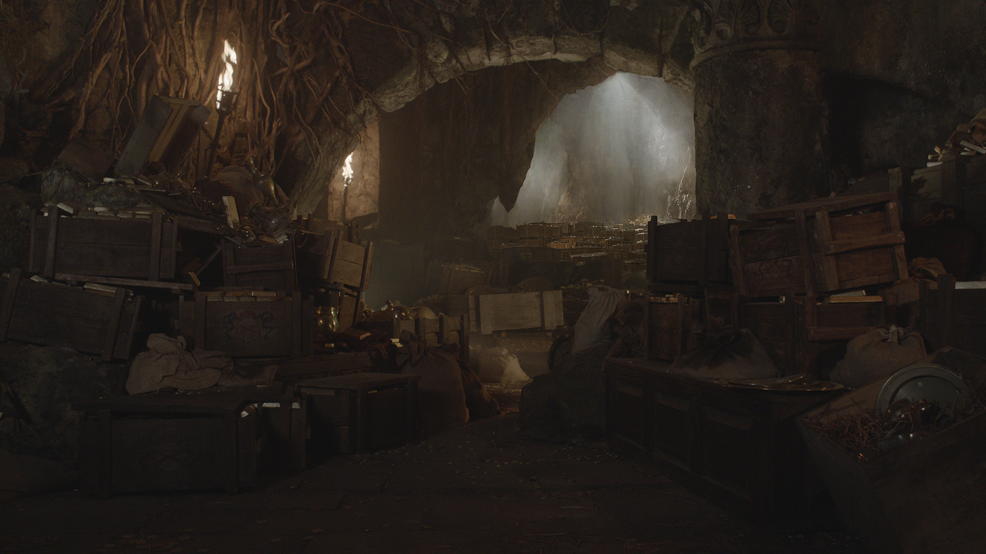 One of the first versions of exploration, more cave like then structure
